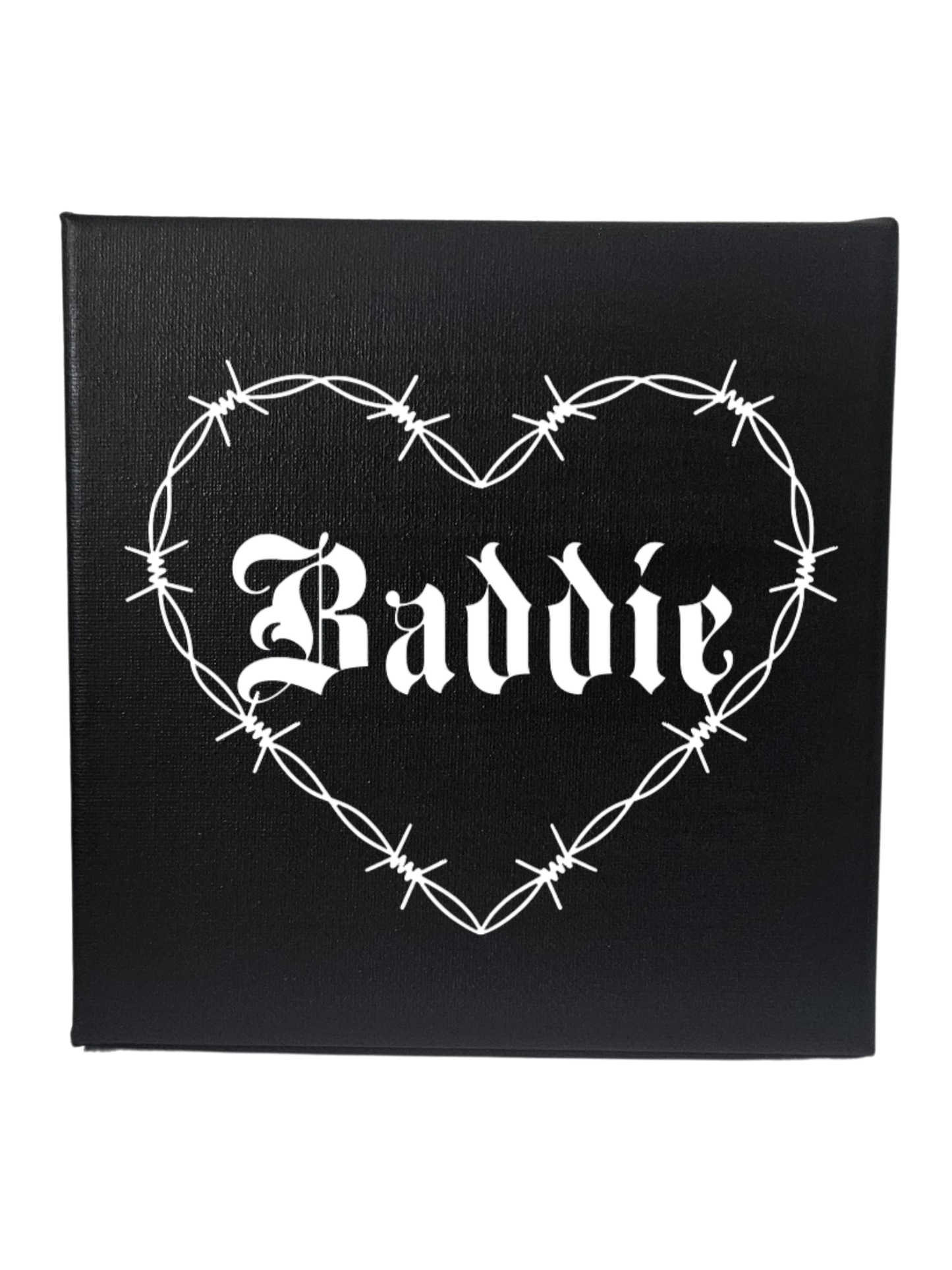 Barbed Wire Heart Canvas