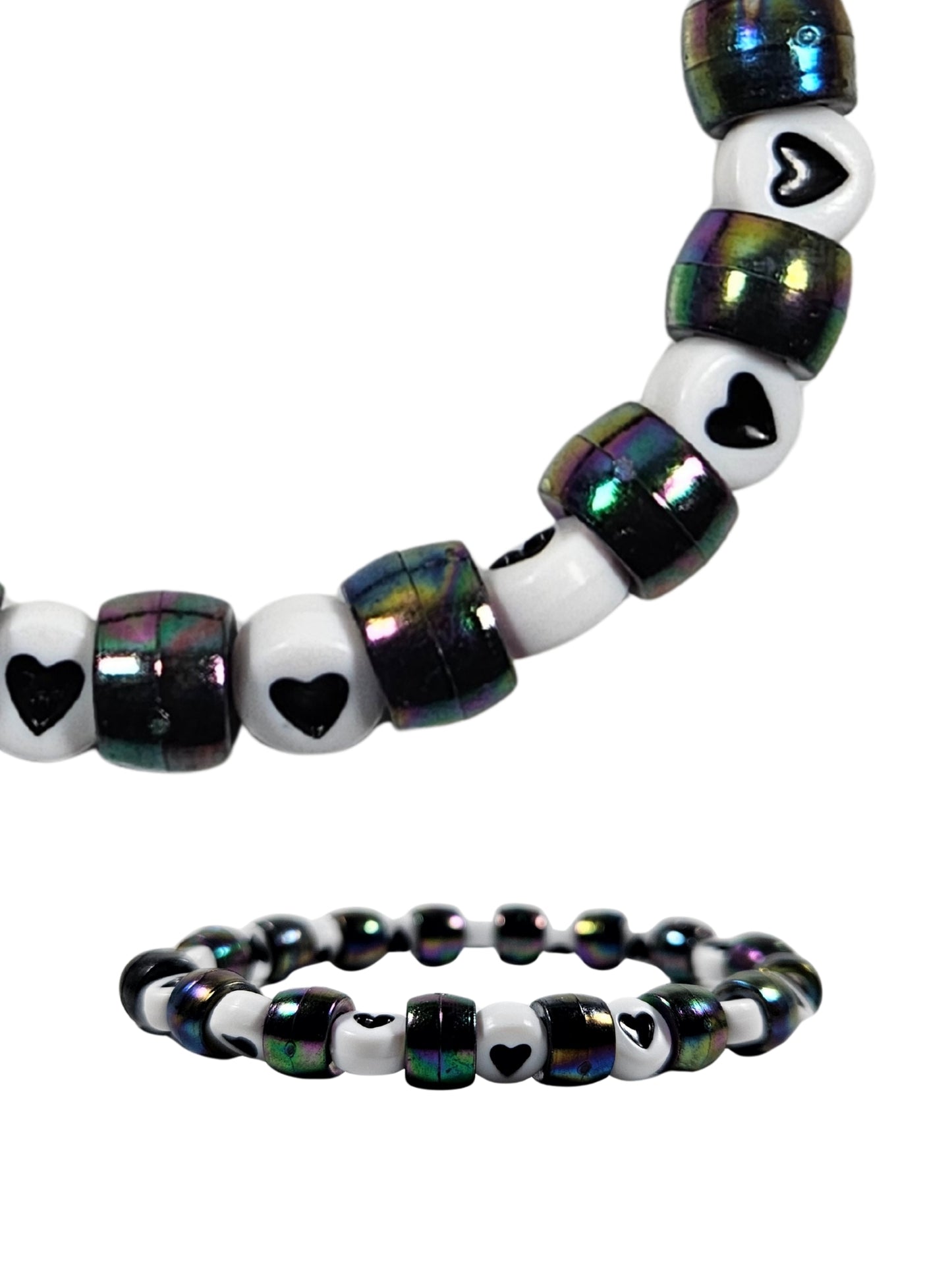 Black Hearts Bracelet