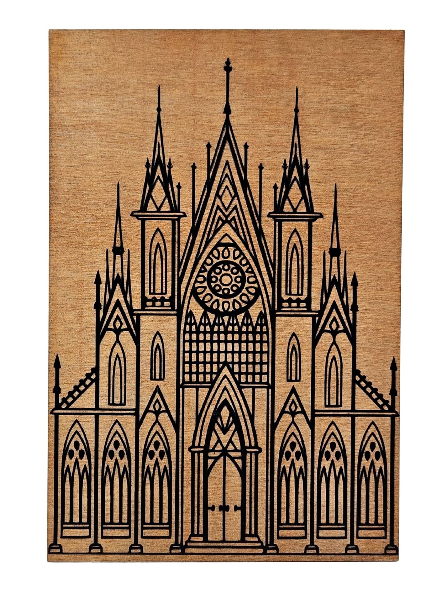 Gothic Cathedral Plaque
