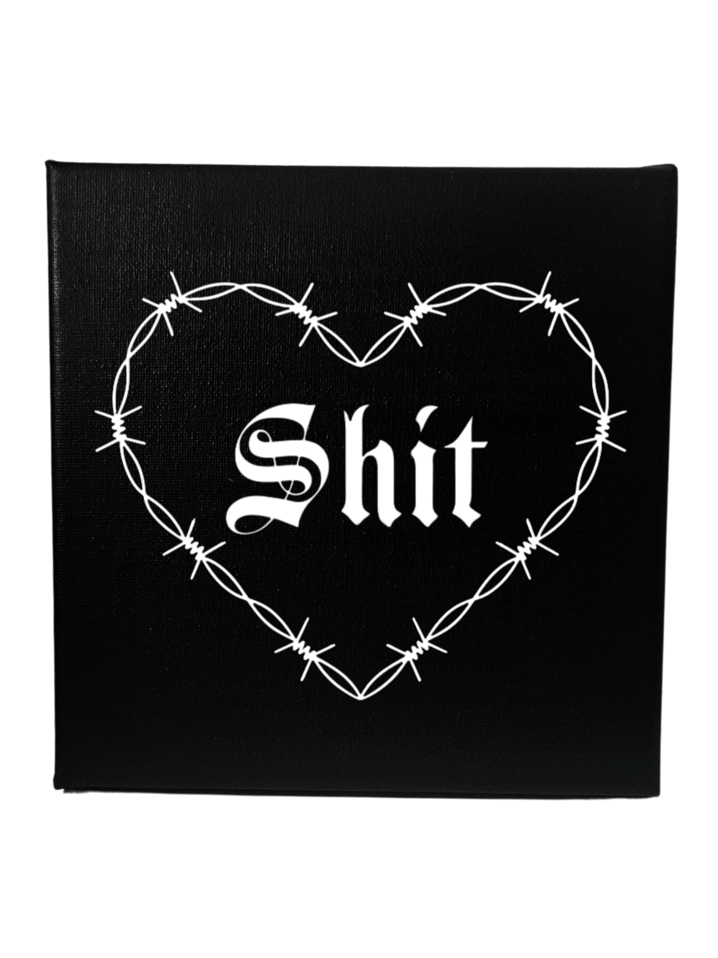 Barbed Wire Heart Canvas