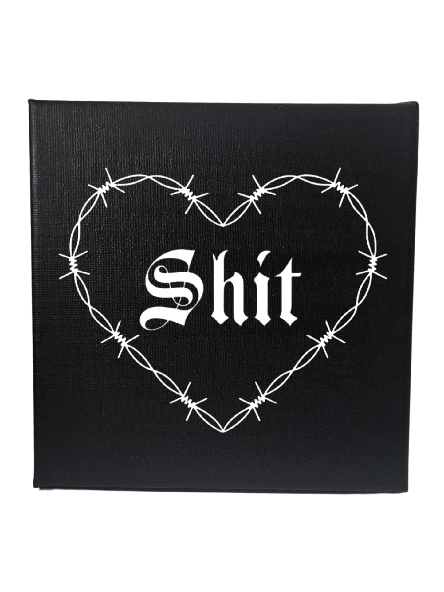 Barbed Wire Heart Canvas