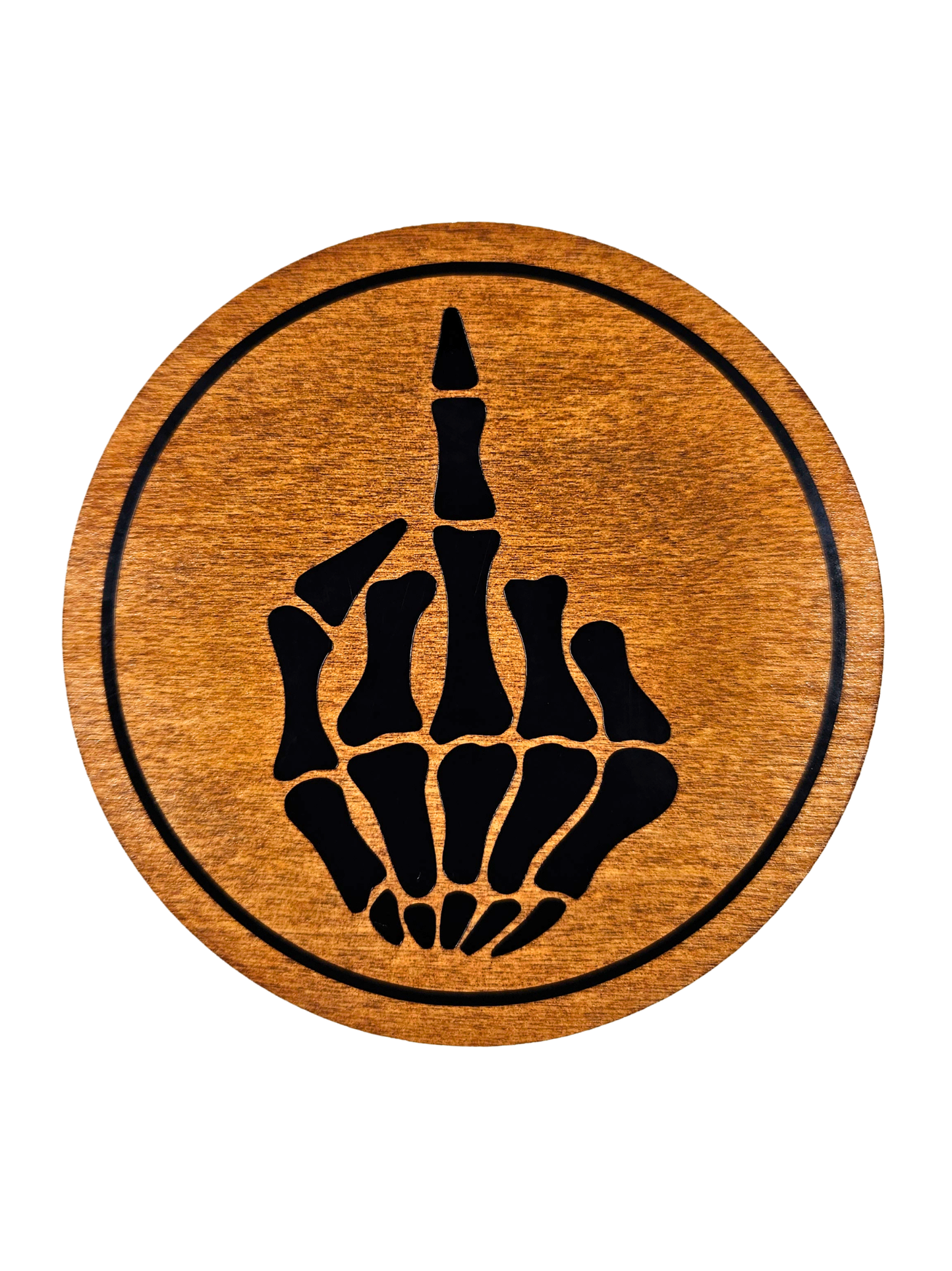 Skeleton Middle Finger Coaster