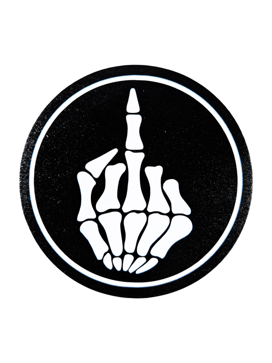 Skeleton Middle Finger Coaster
