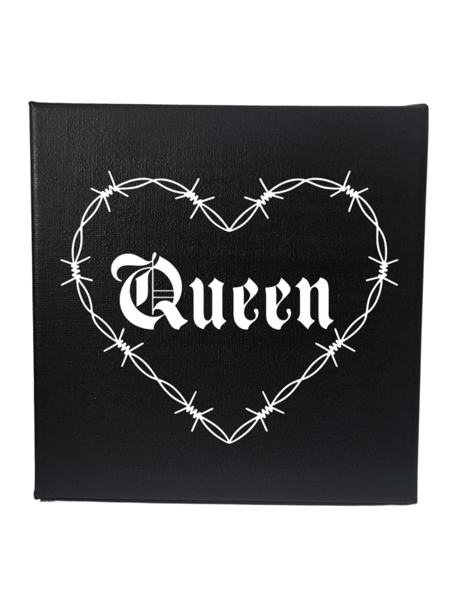 Barbed Wire Heart Canvas