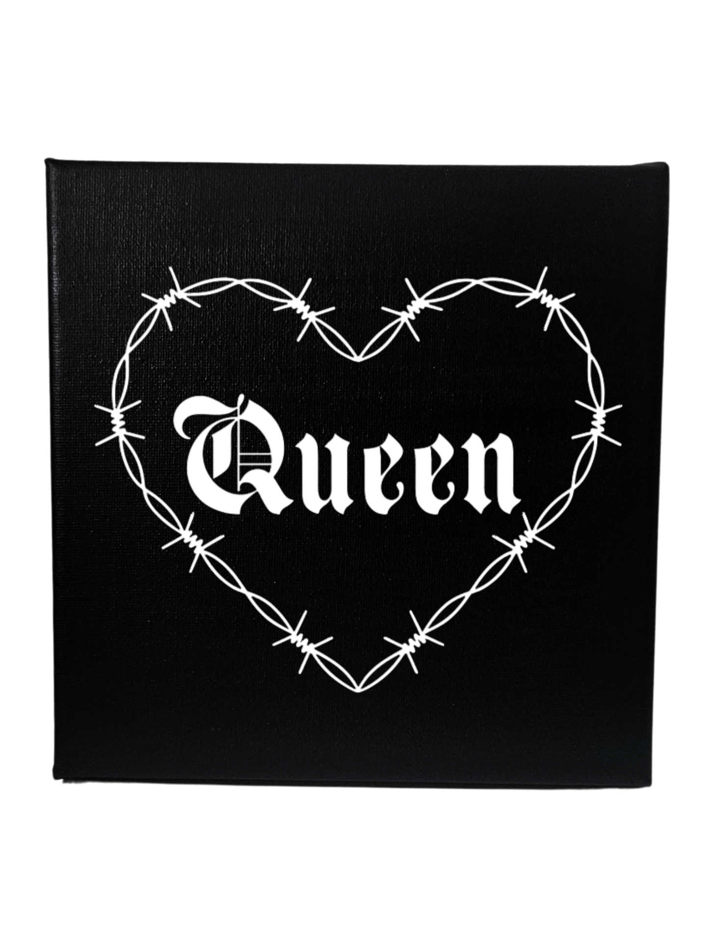 Barbed Wire Heart Canvas