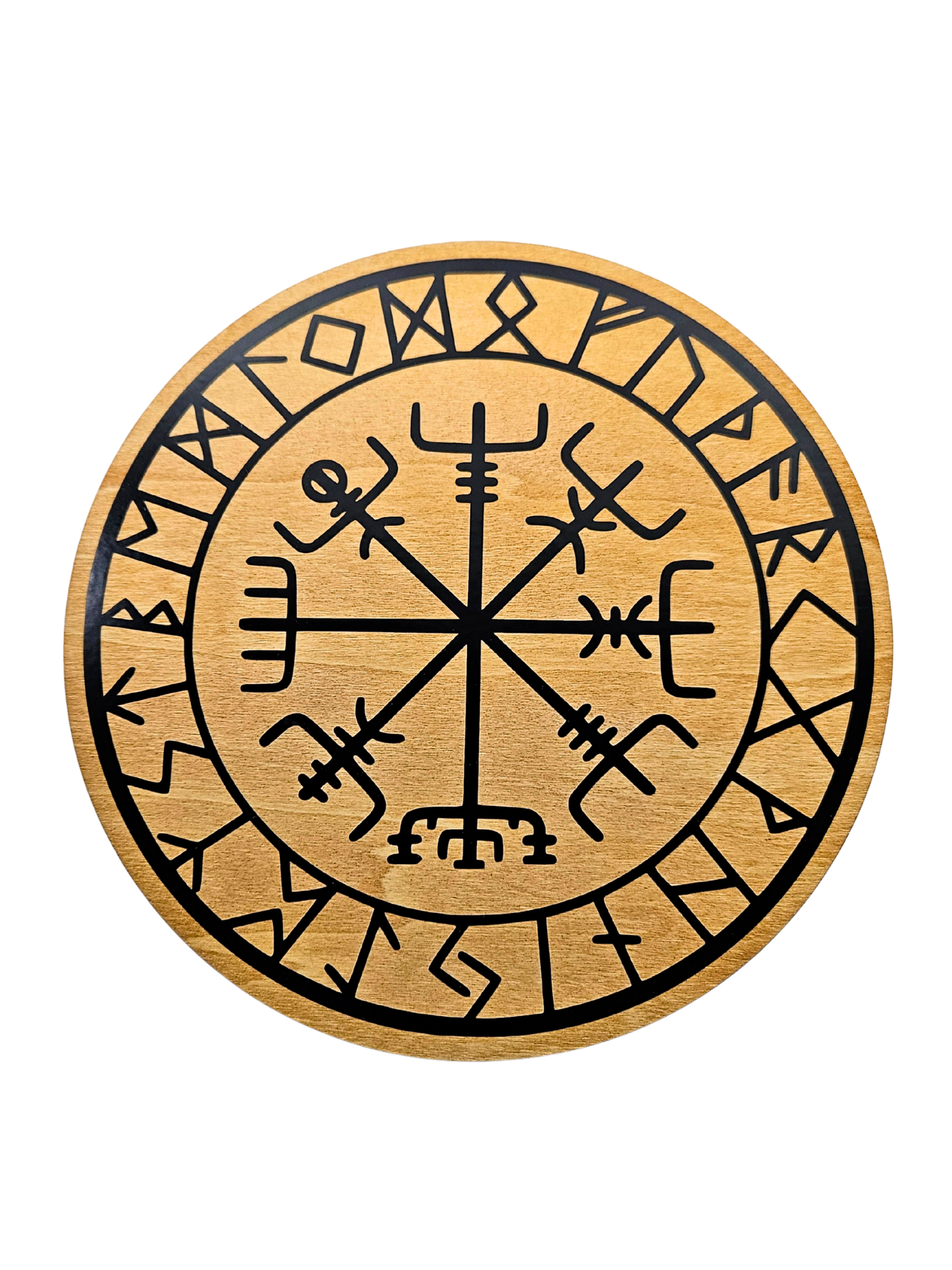 Viking Vegvísir Plaque