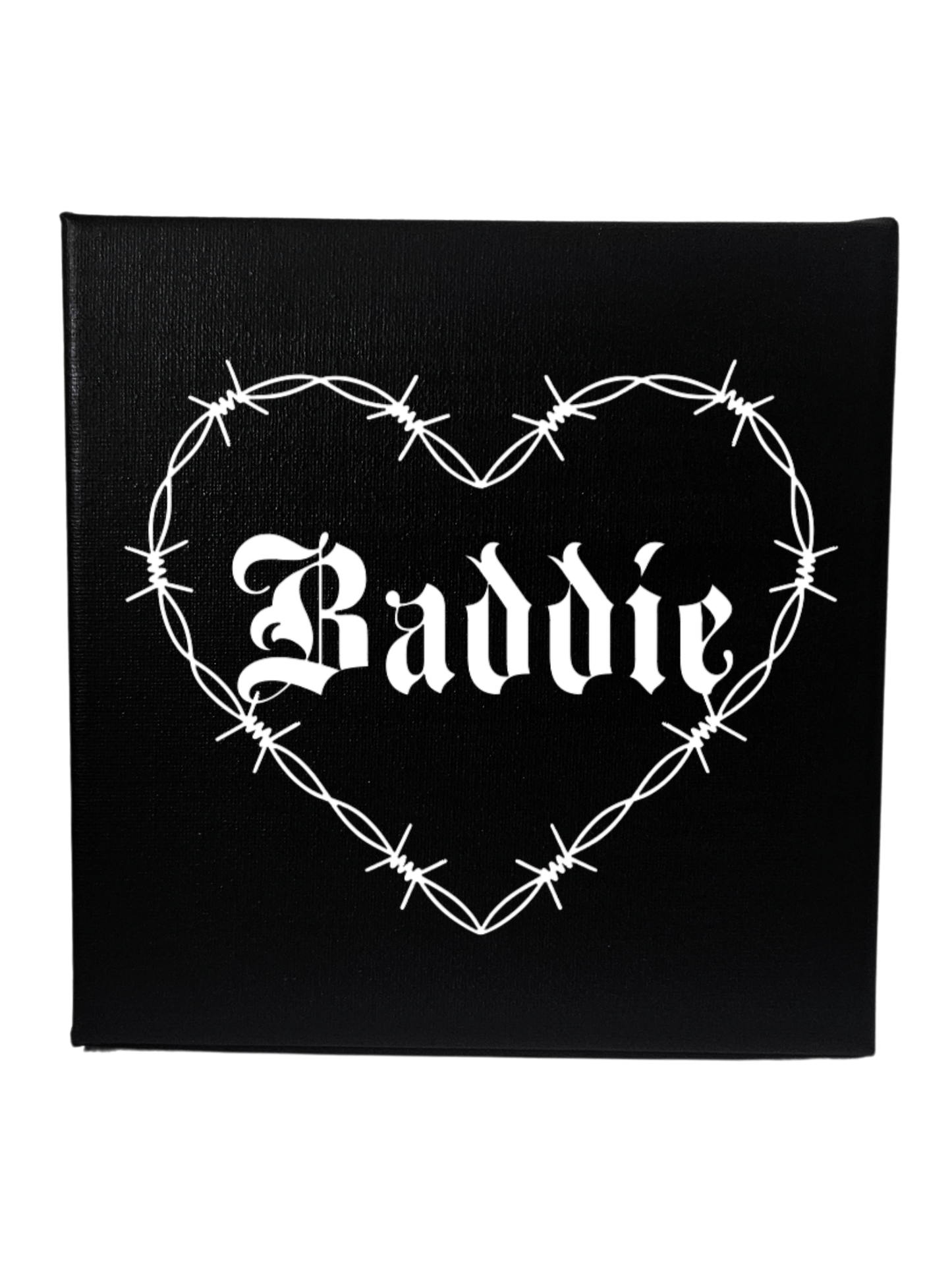 Barbed Wire Heart Canvas