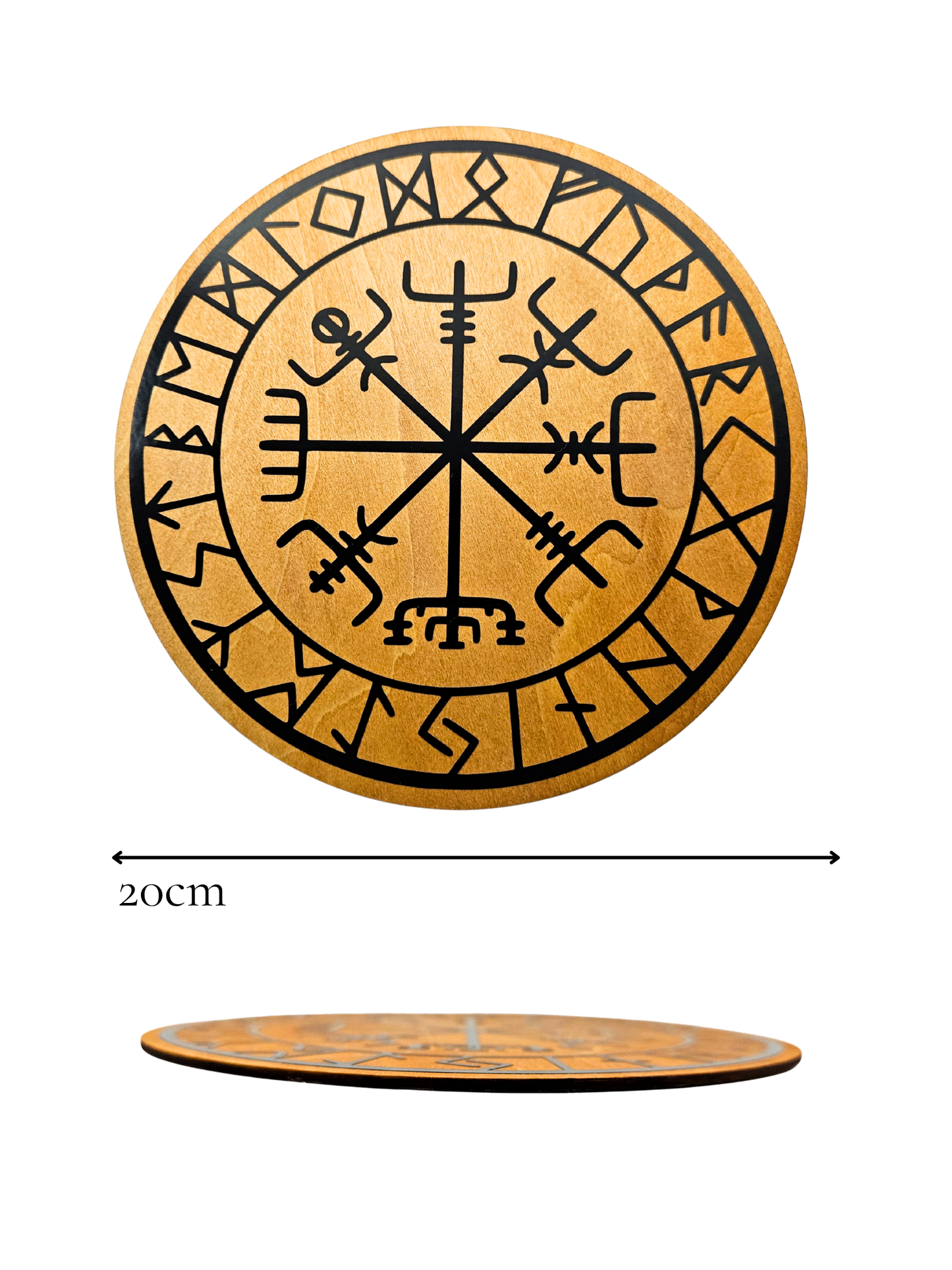 Viking Vegvísir Plaque