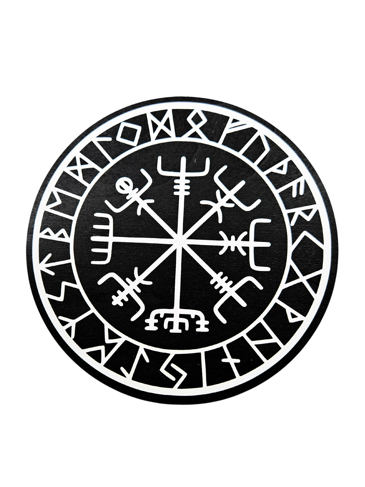 Viking Vegvísir Plaque