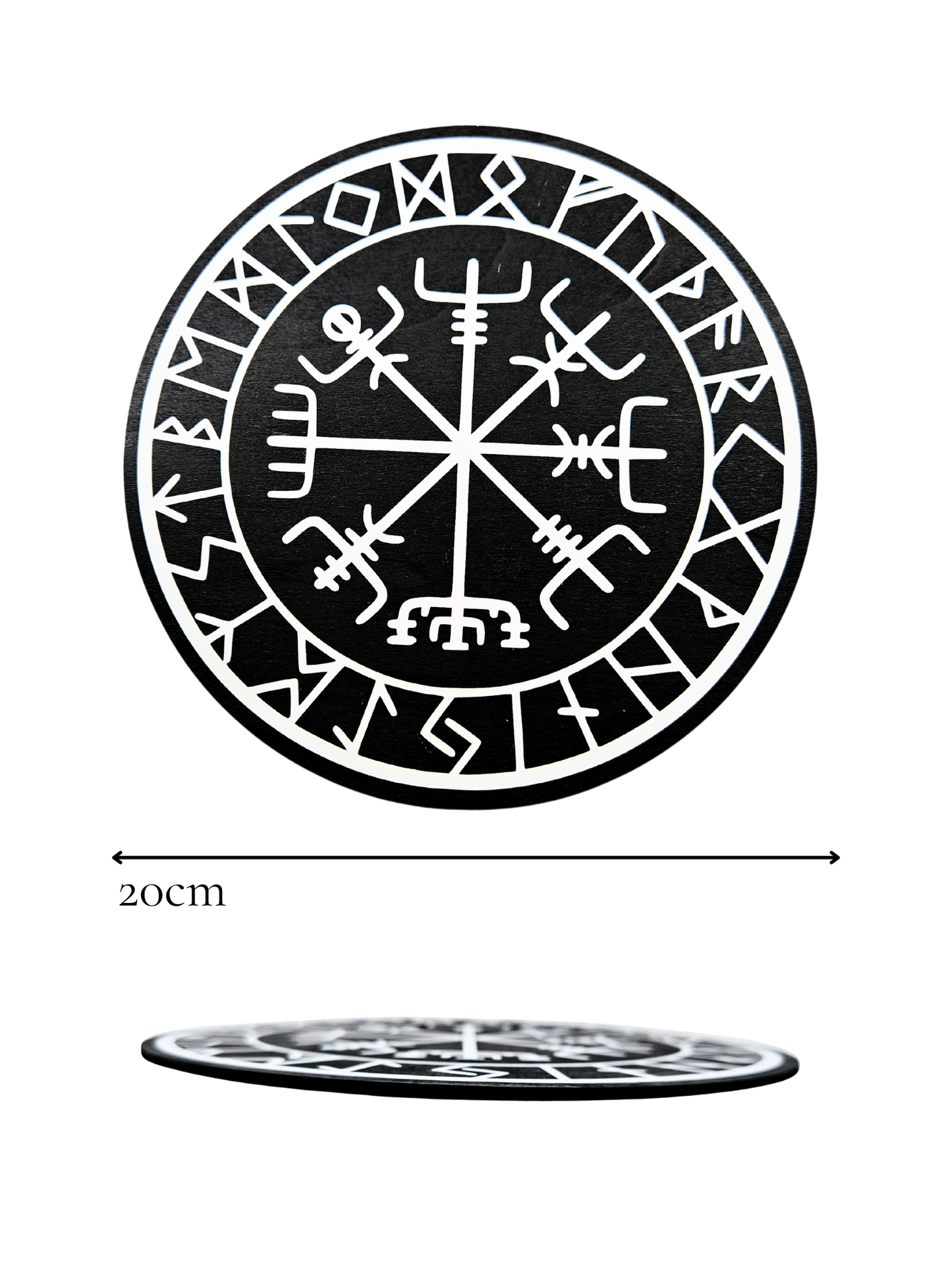 Viking Vegvísir Plaque