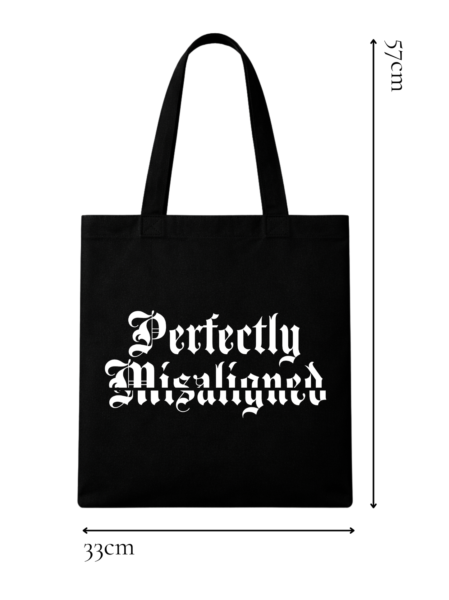 Perfectly Misaligned Tote Bag