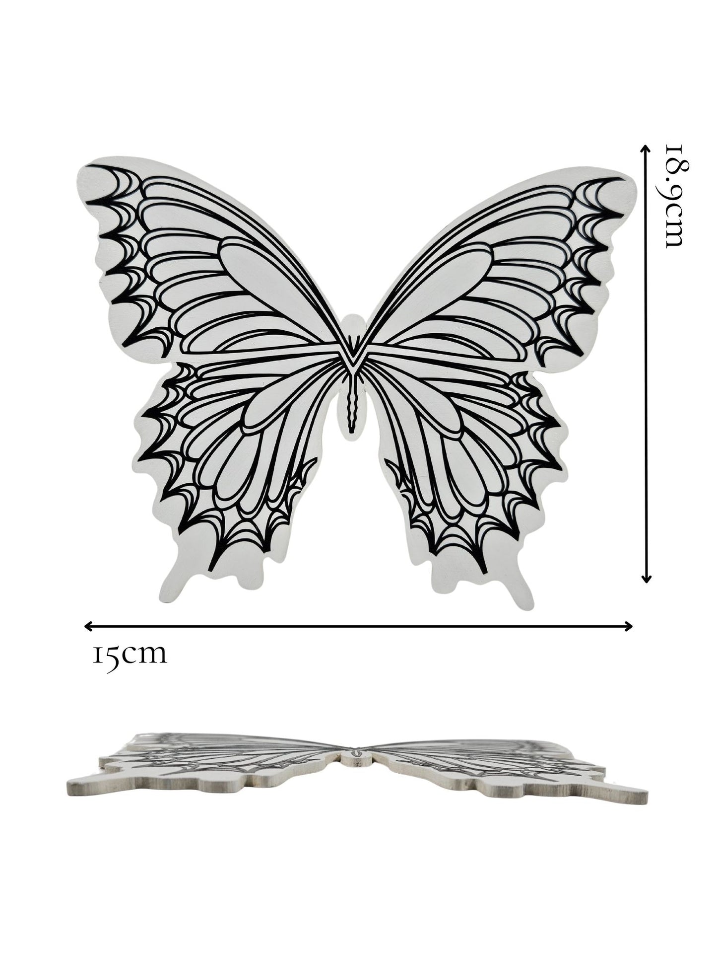 Line-Art Butterfly Plaque