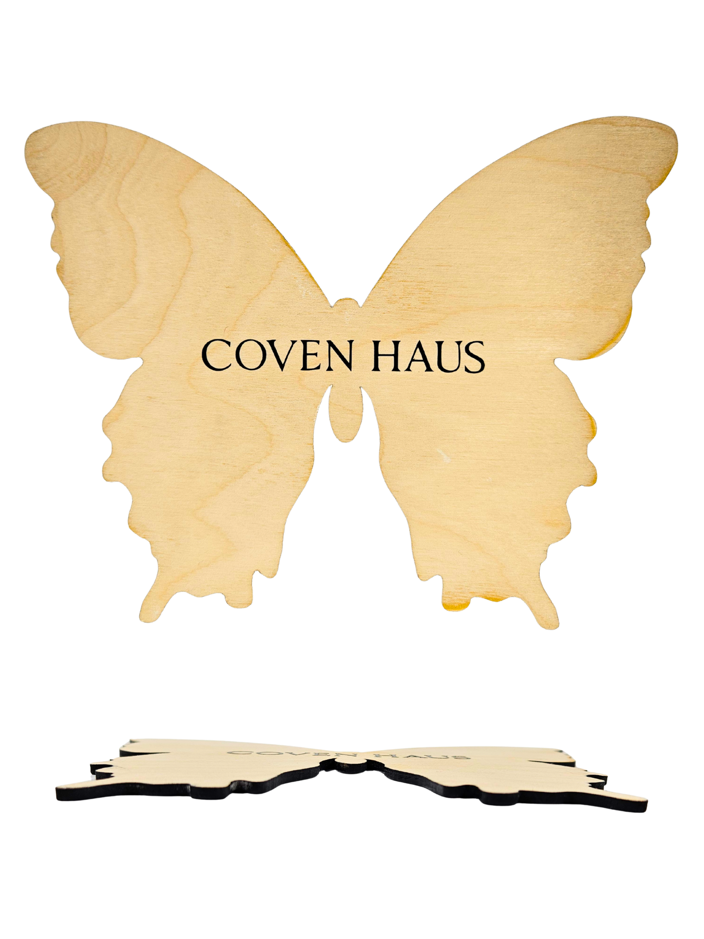 Skull Butterfly Plaque