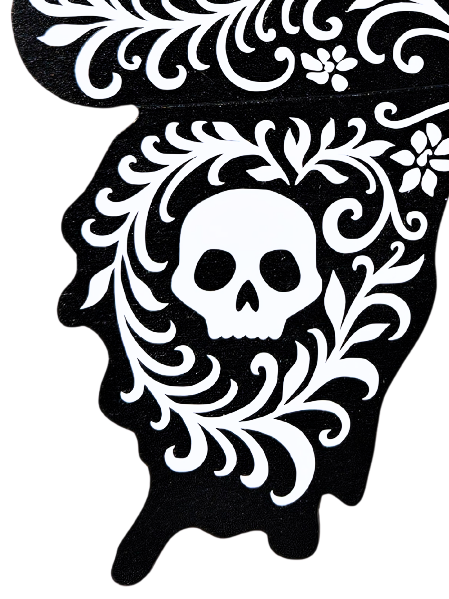 Skull Butterfly Plaque