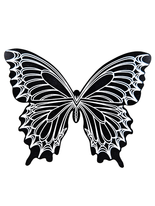 Line-Art Butterfly Plaque