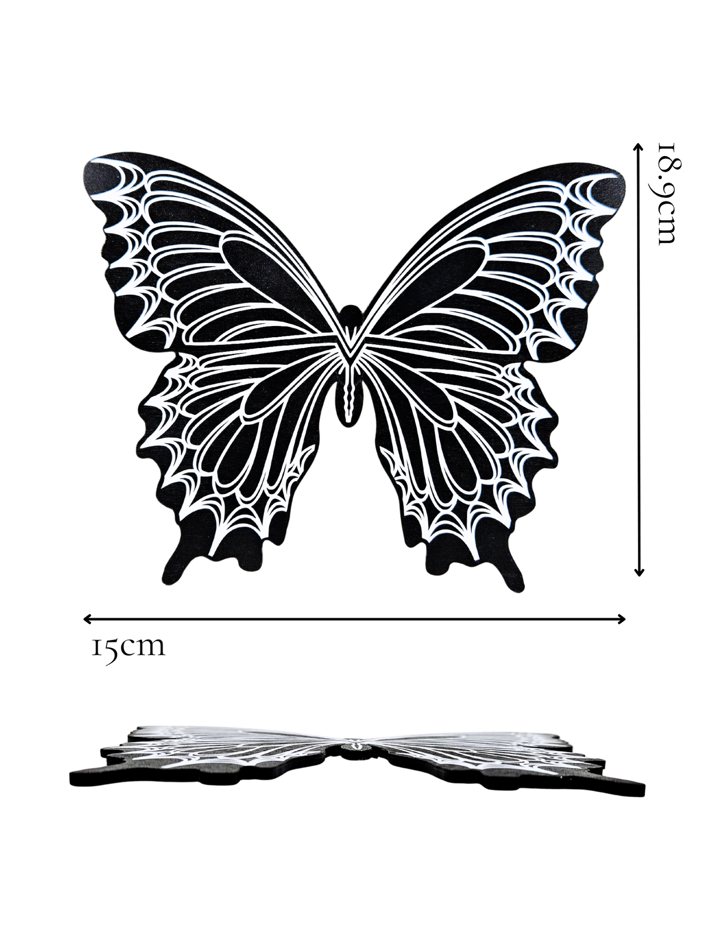 Line-Art Butterfly Plaque