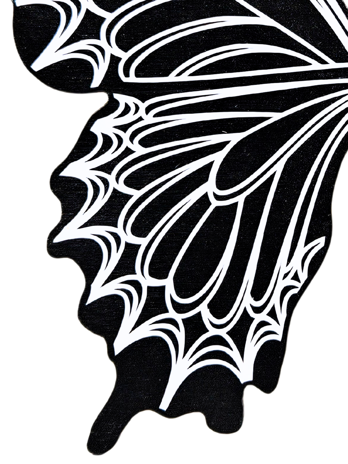 Line-Art Butterfly Plaque