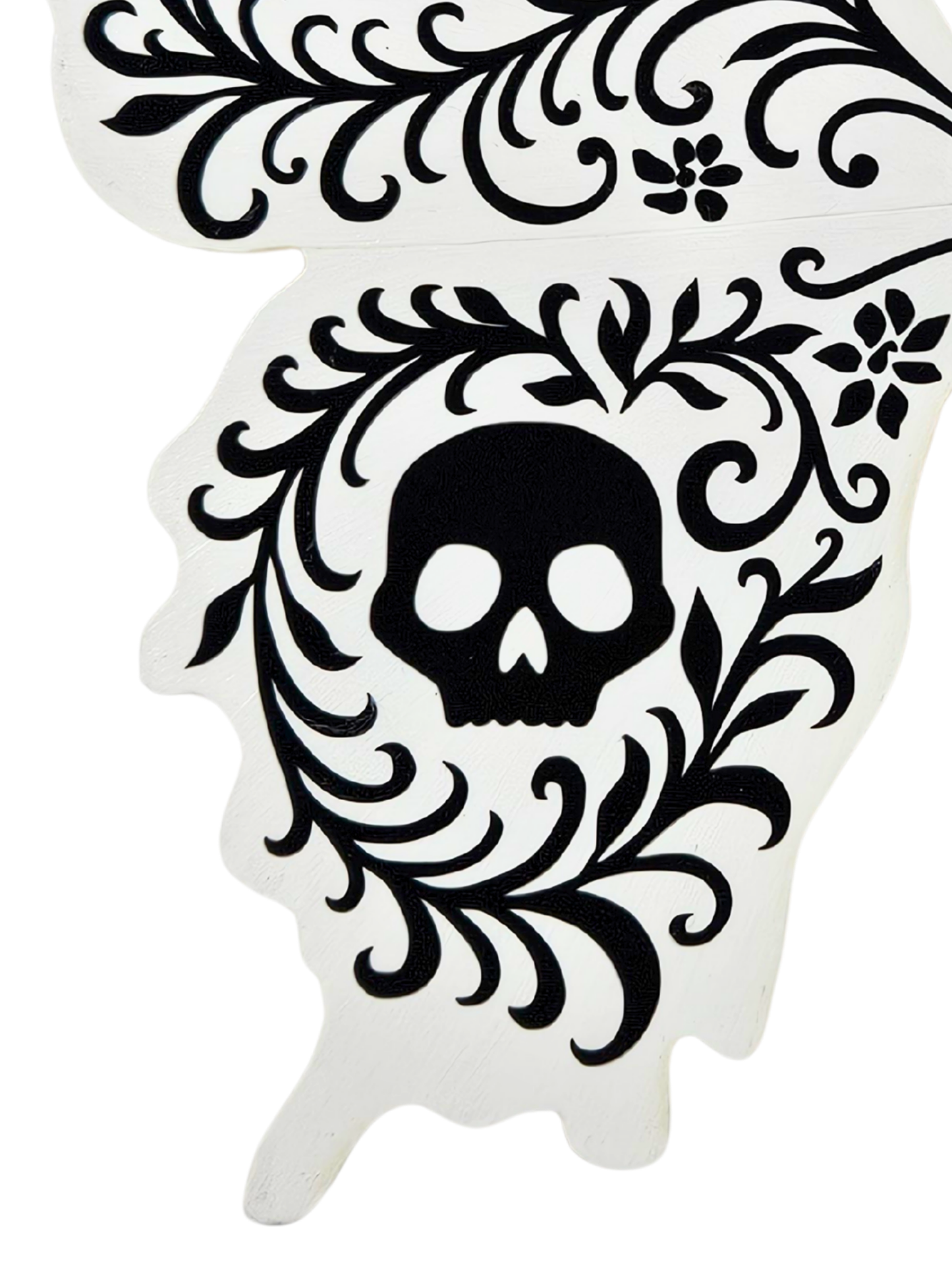 Skull Butterfly Plaque
