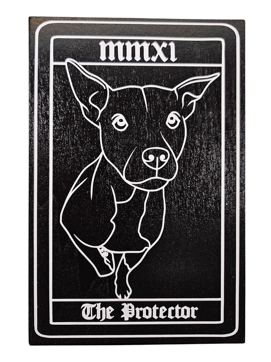 Custom Pet Tarot Plaque