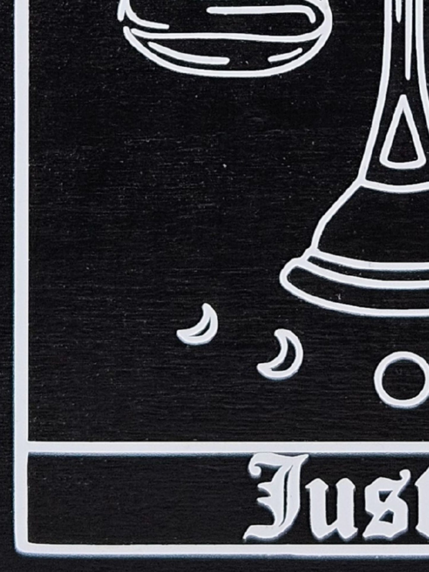 Justice Tarot Plaque