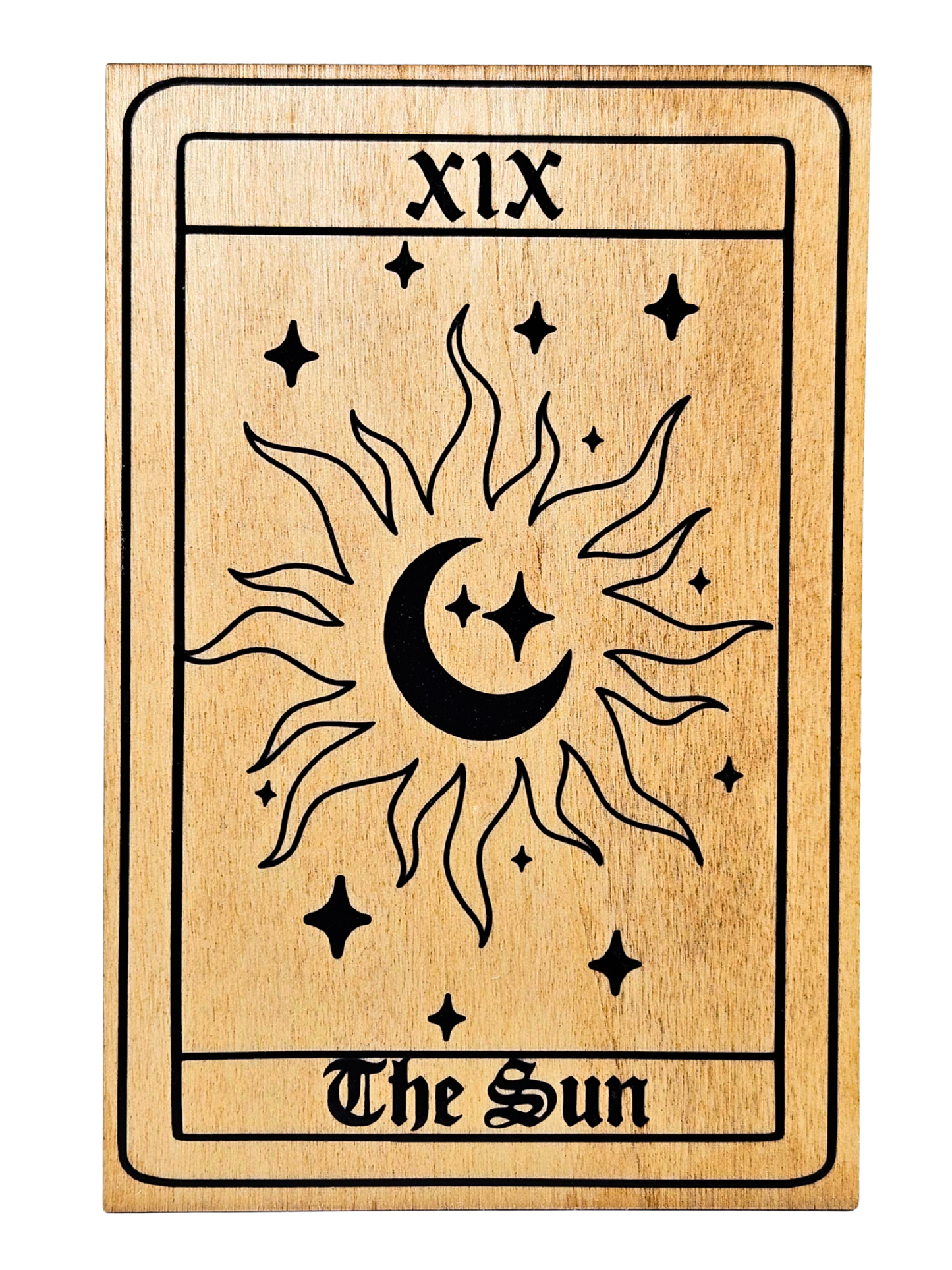The Sun Tarot Plaque