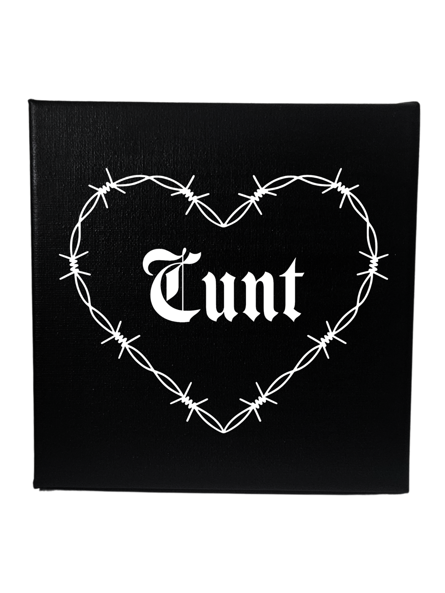 Barbed Wire Heart Canvas