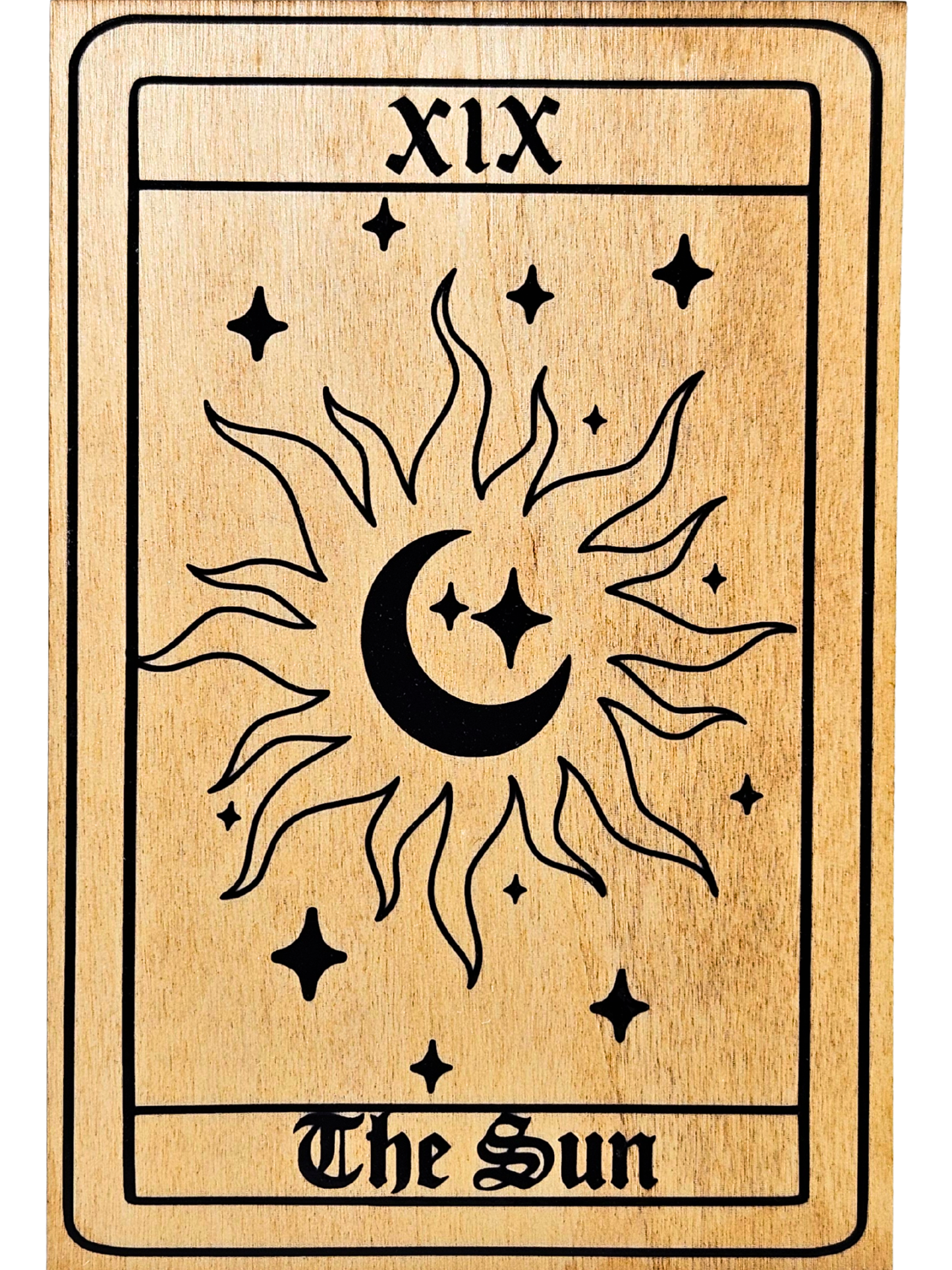 The Sun Tarot Plaque