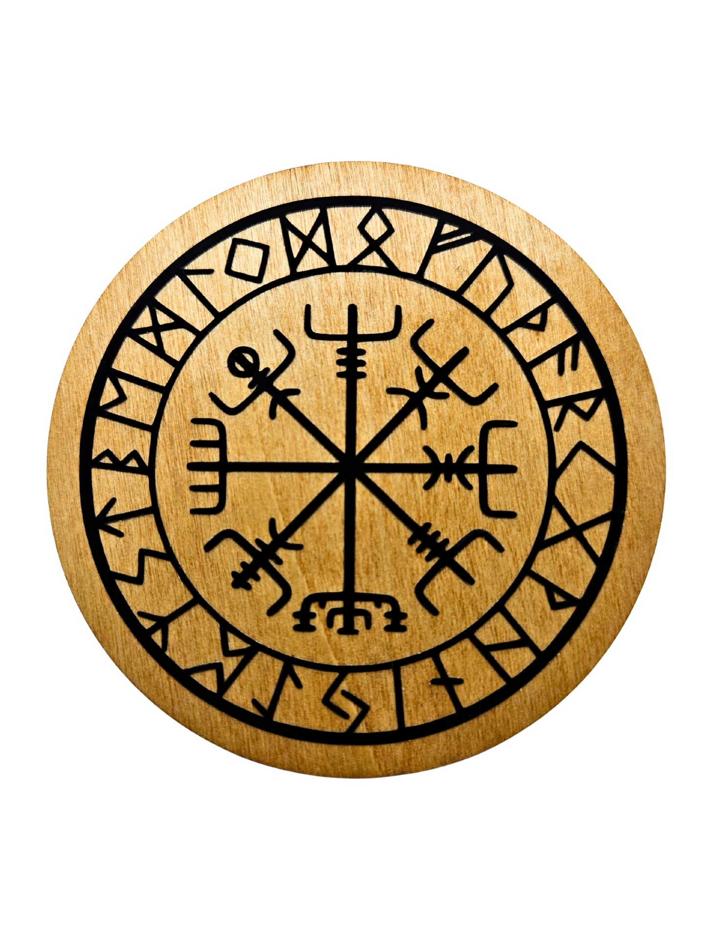 Viking Vegvísir Coaster