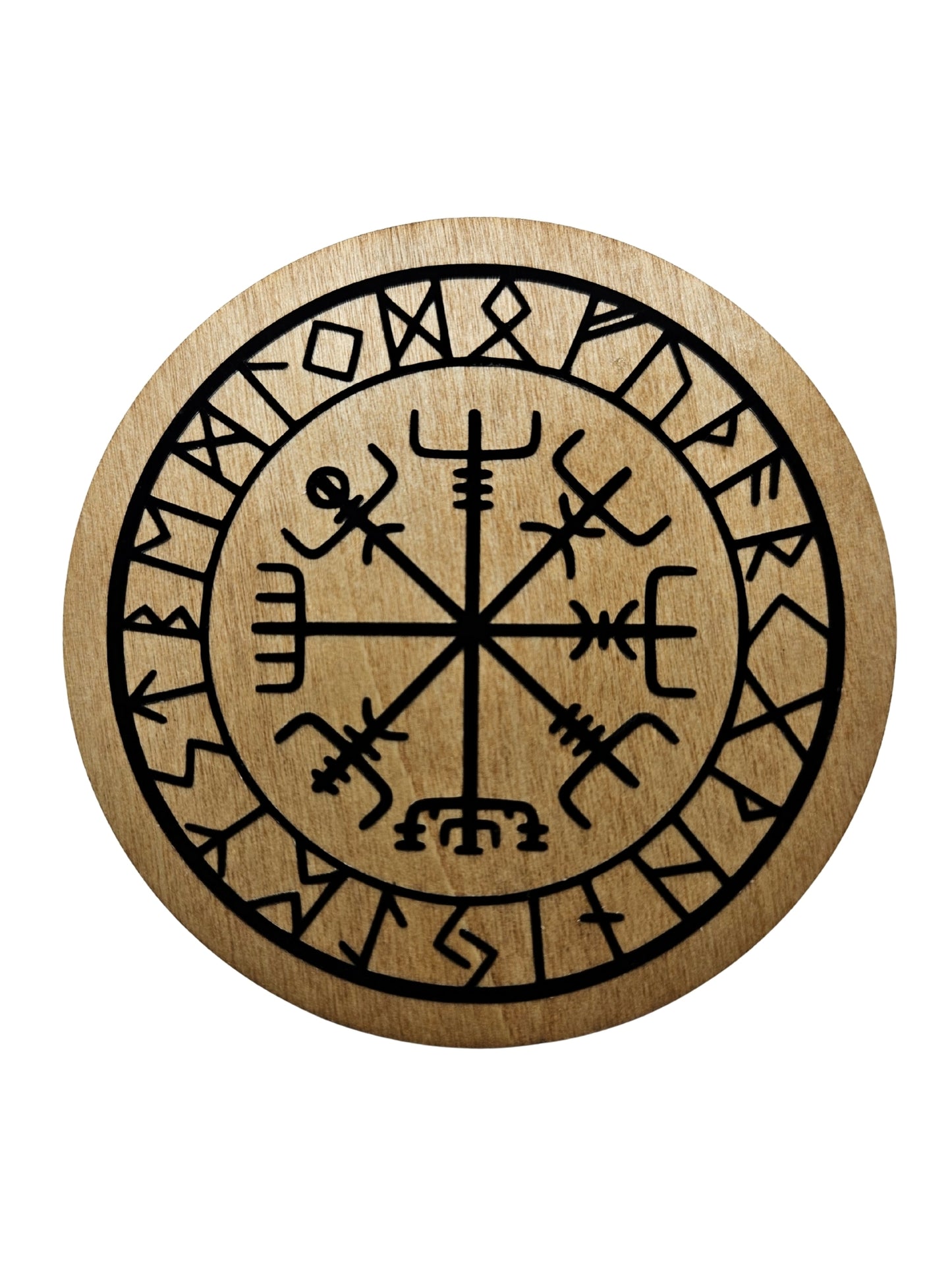 Viking Vegvísir Coaster