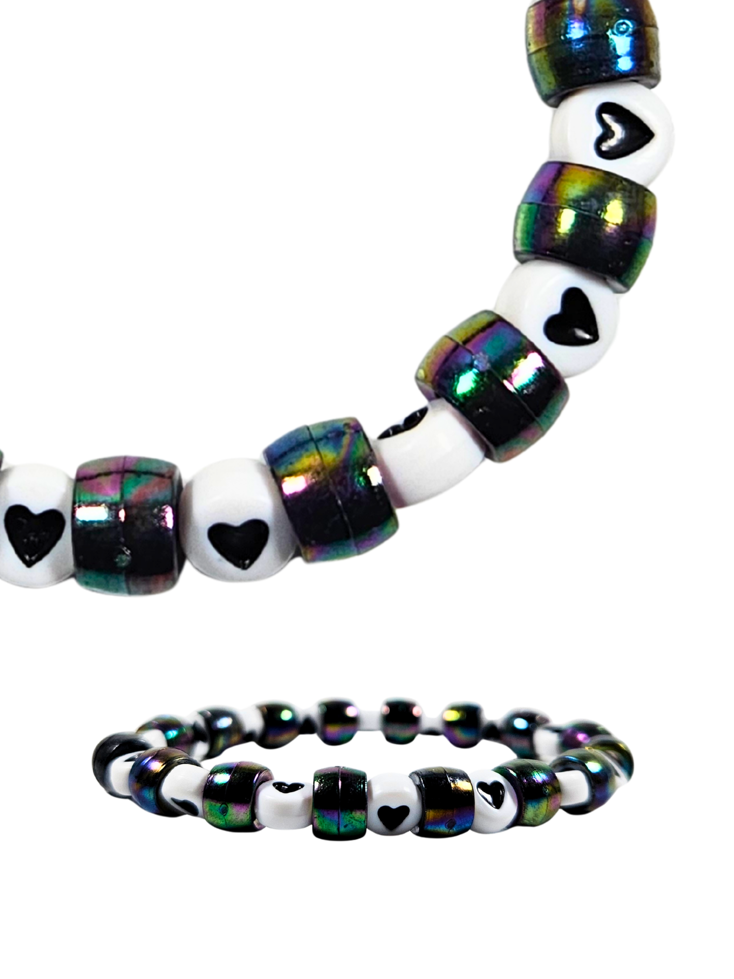 Black Hearts Bracelet