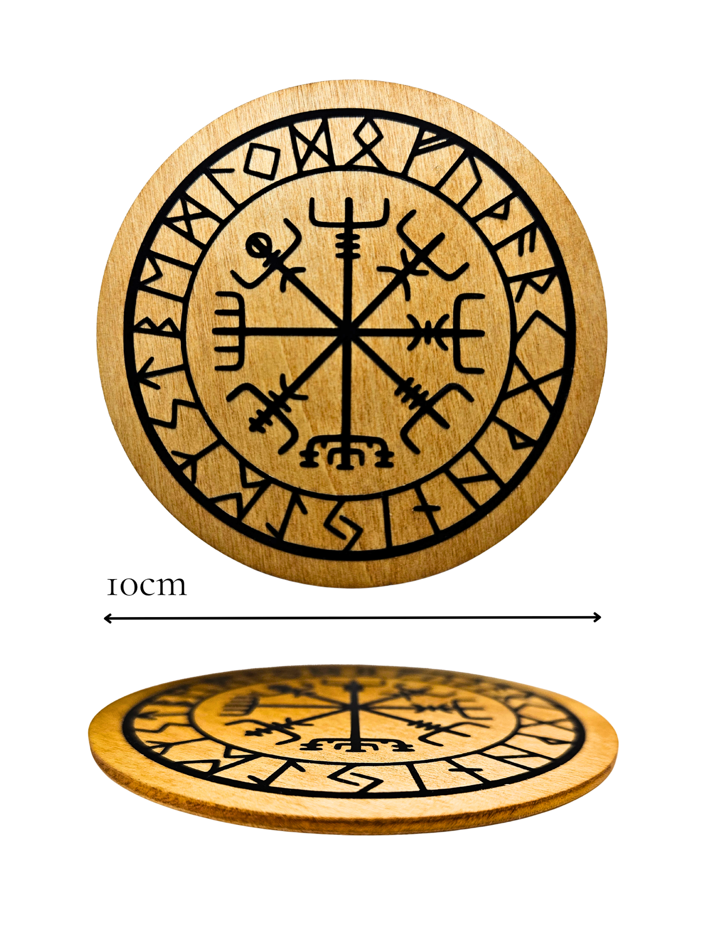 Viking Vegvísir Coaster