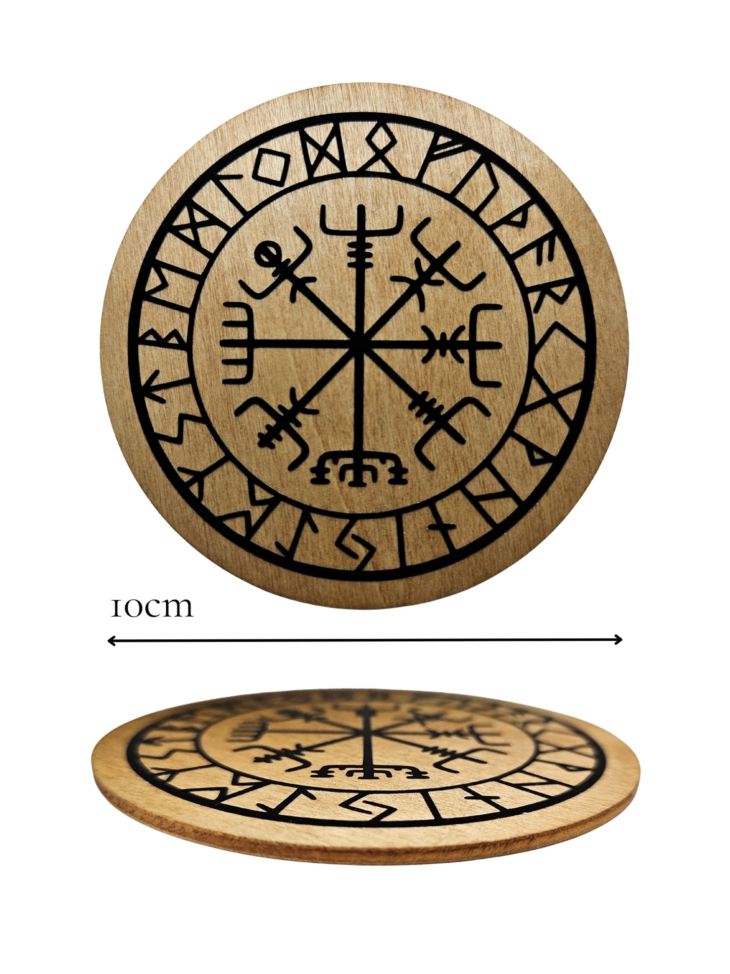 Viking Vegvísir Coaster