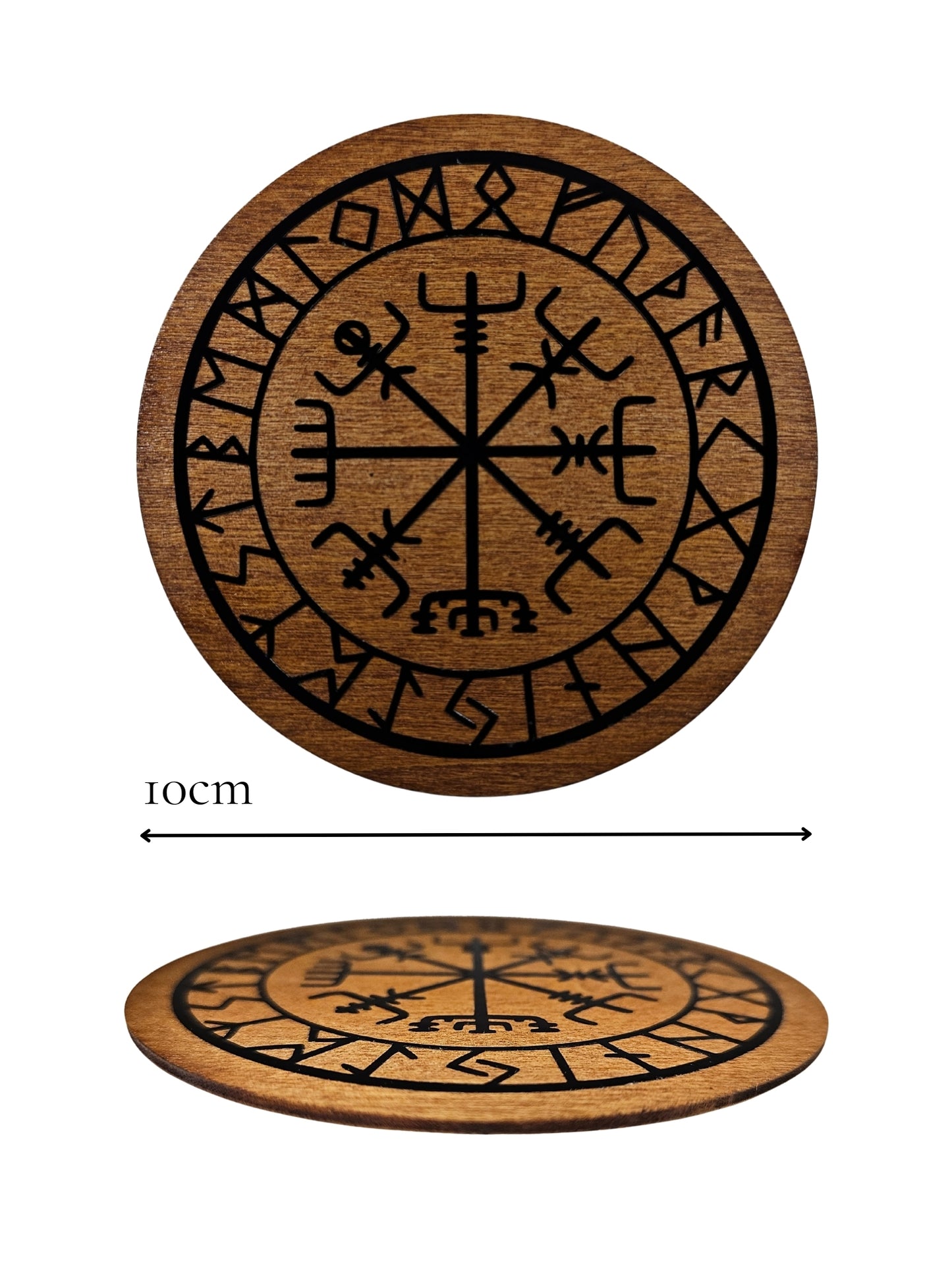Viking Vegvísir Coaster