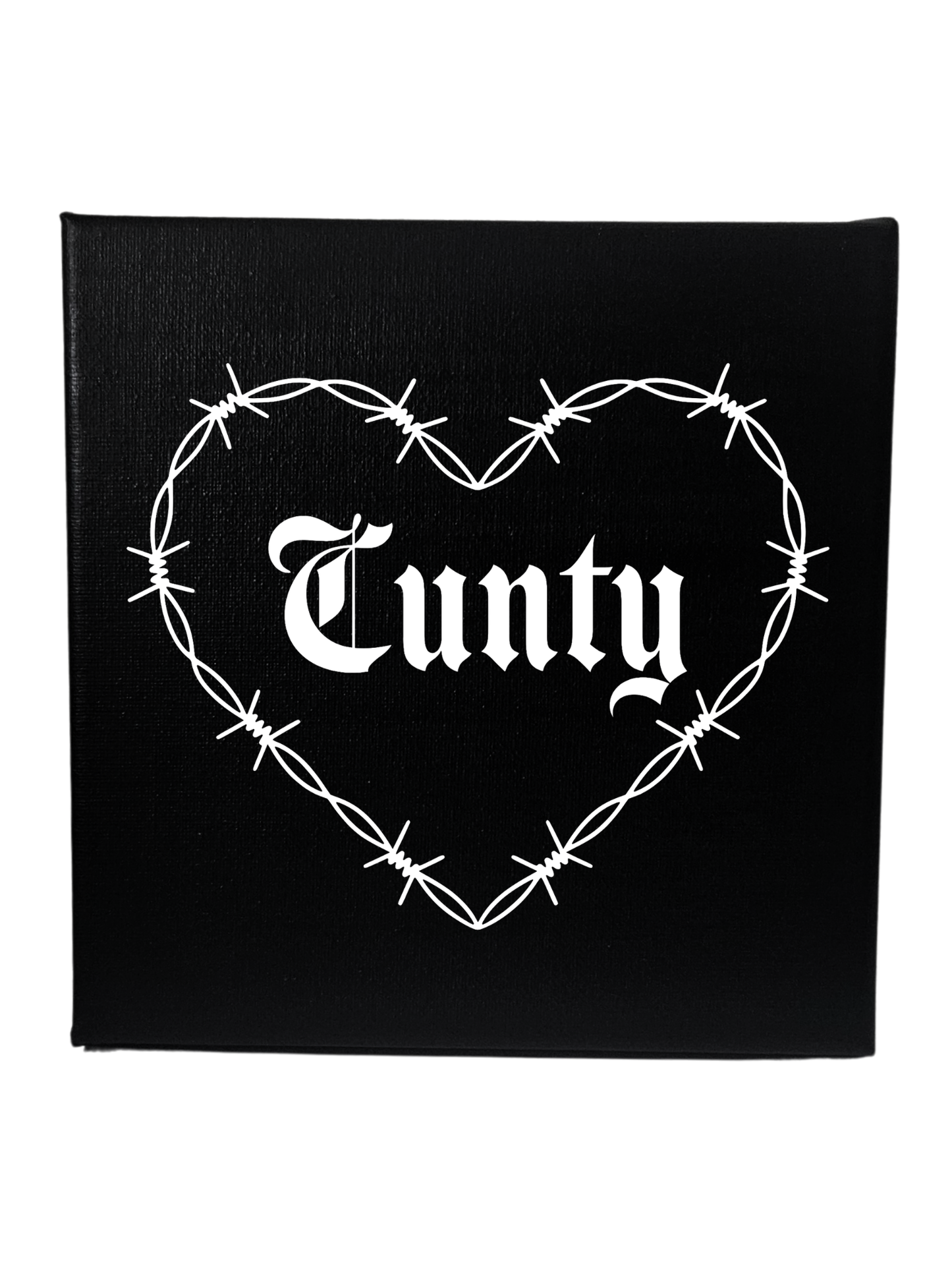 Barbed Wire Heart Canvas