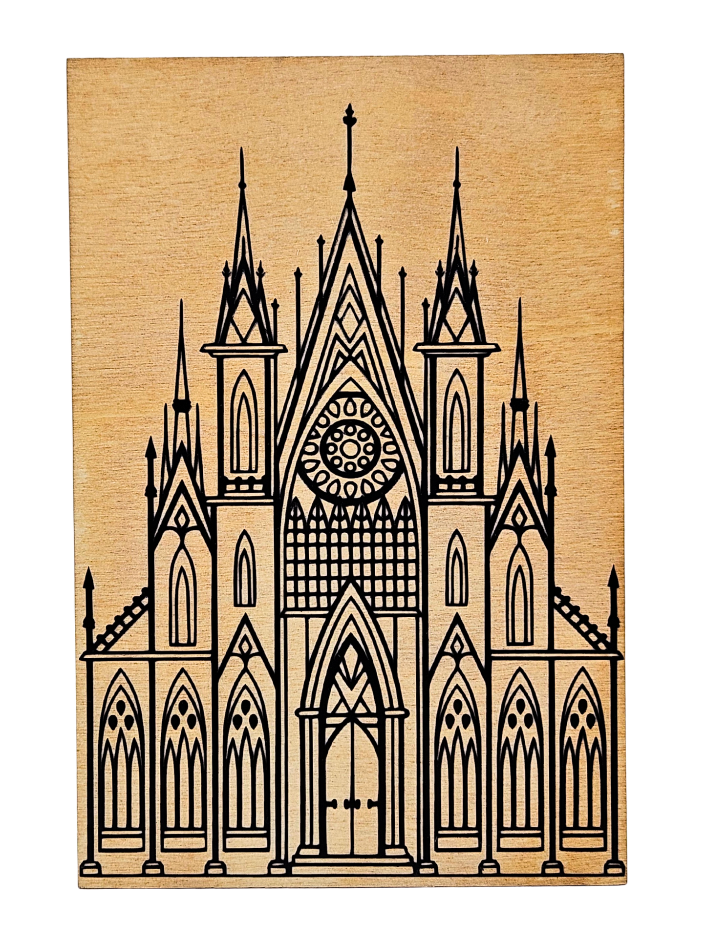 Gothic Cathedral Plaque