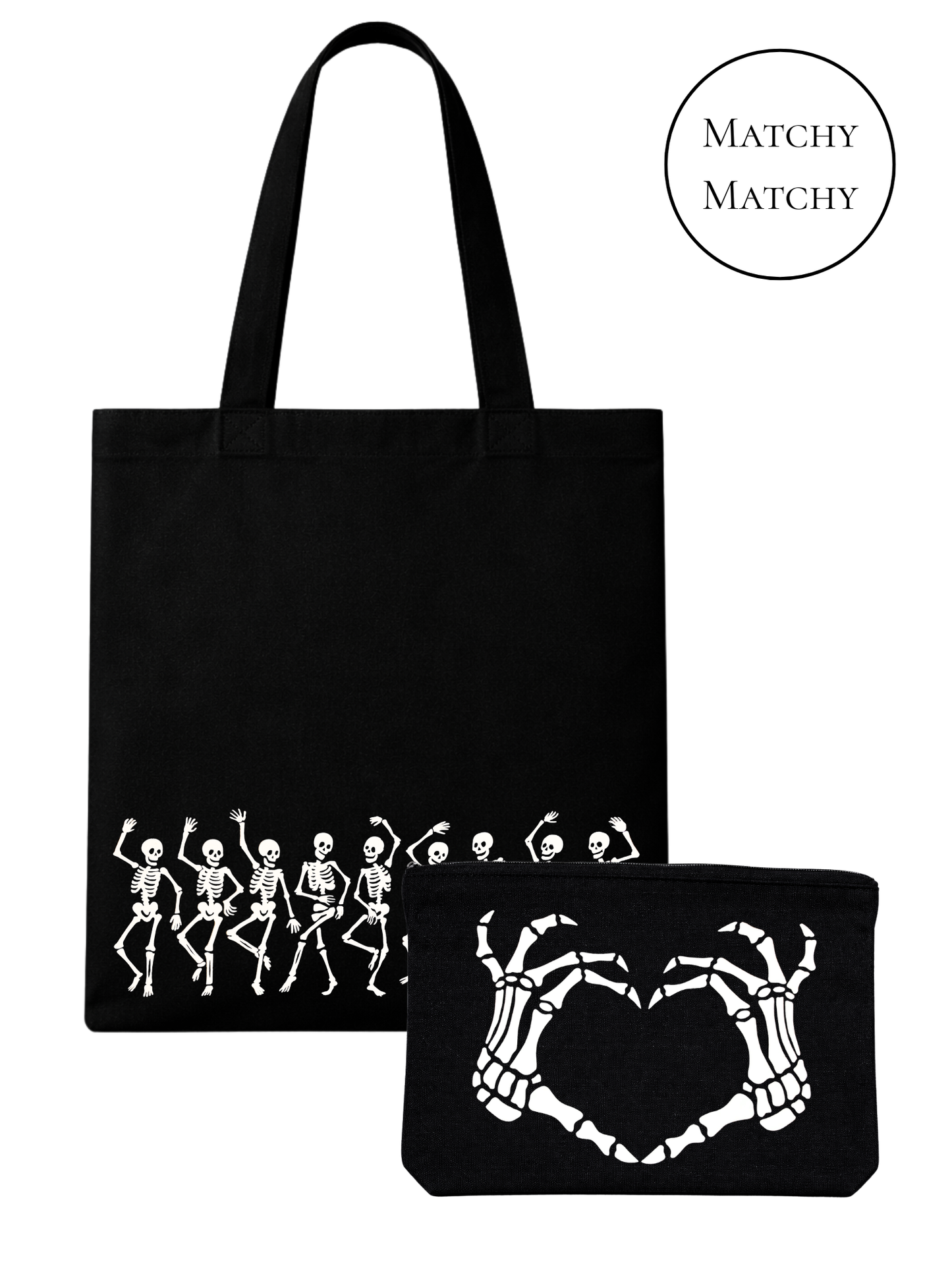Dancing Skeletons Tote Bag