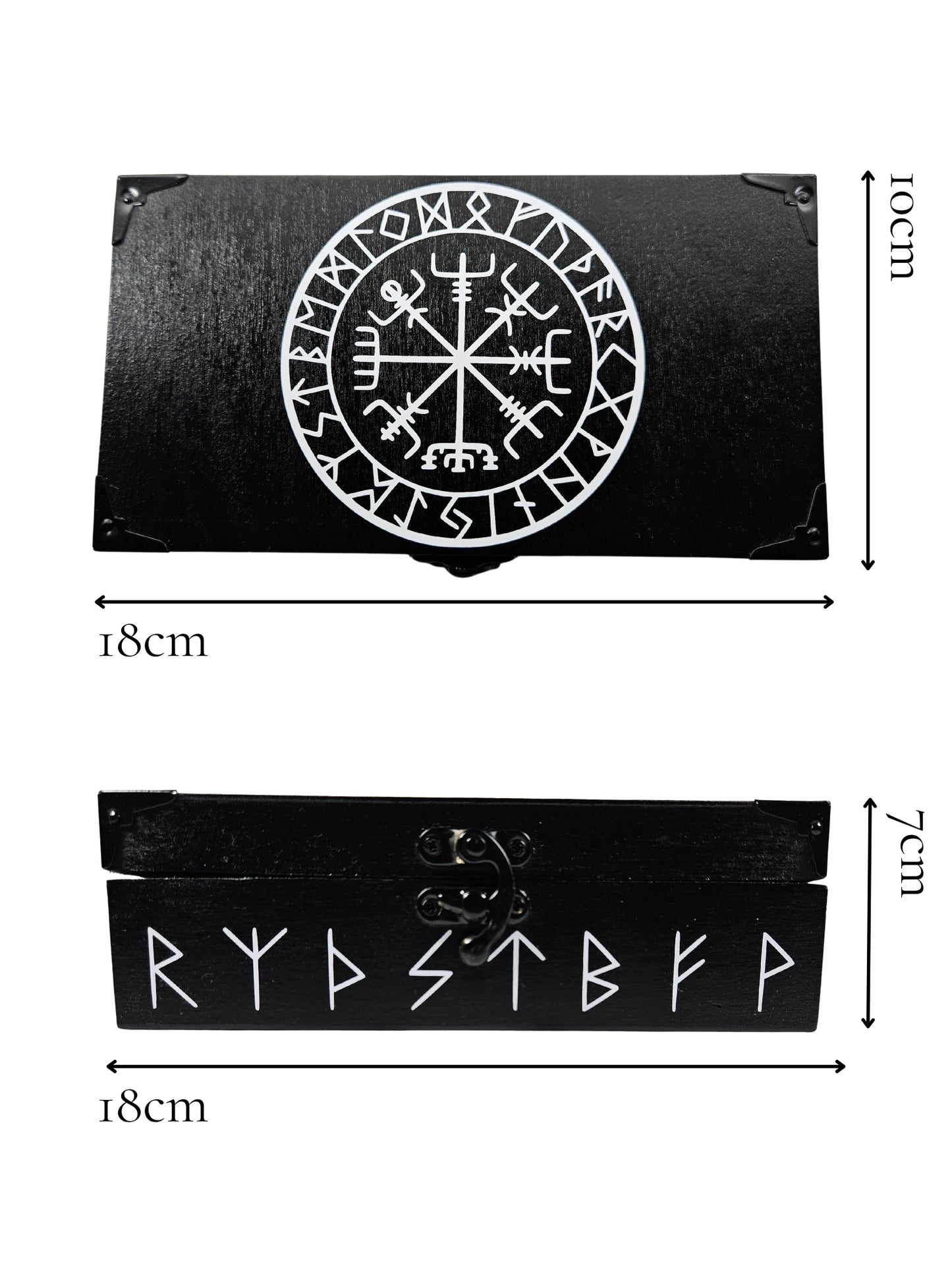 Viking Vegvísir Trinket Box