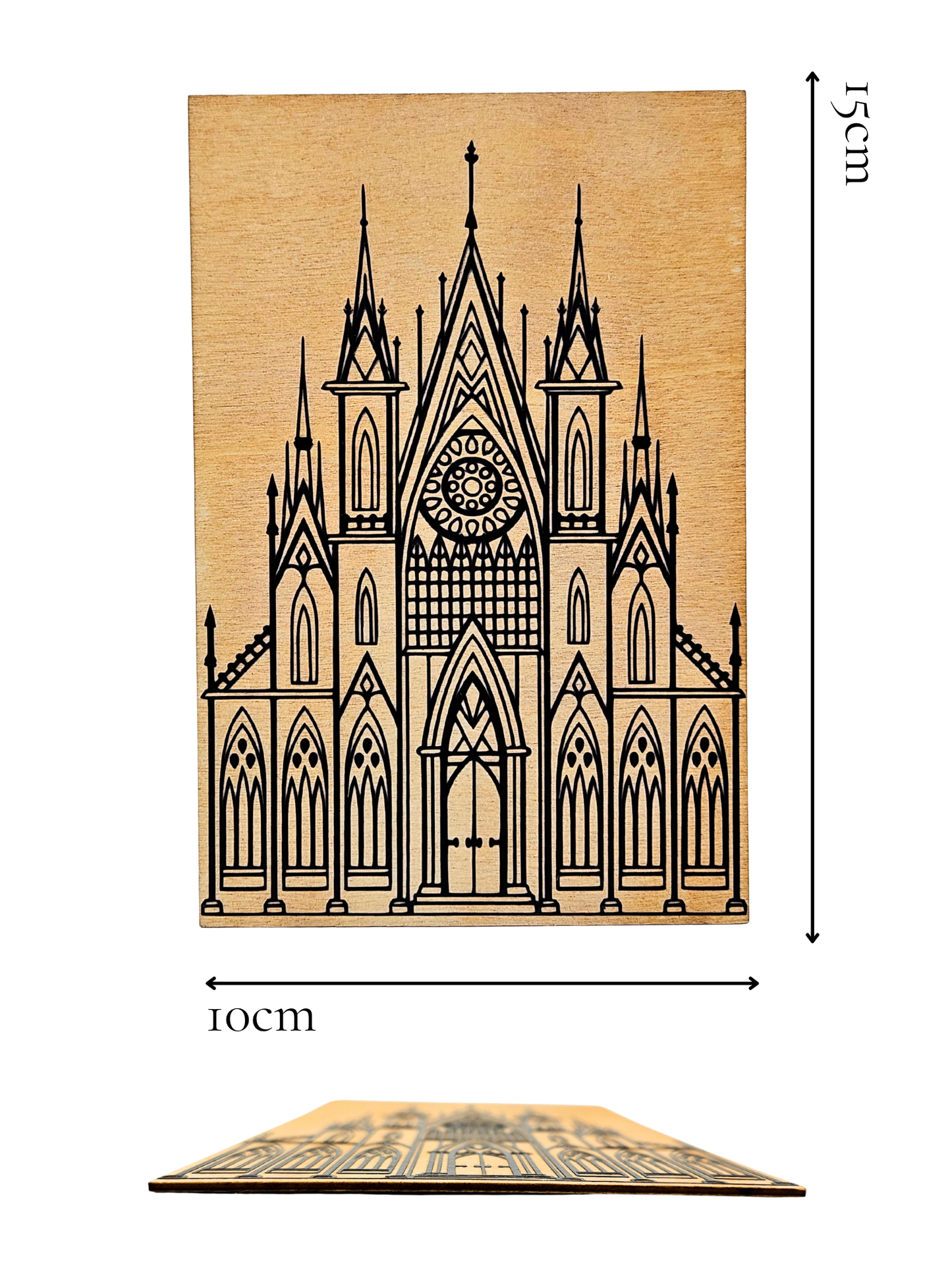 Gothic Cathedral Plaque