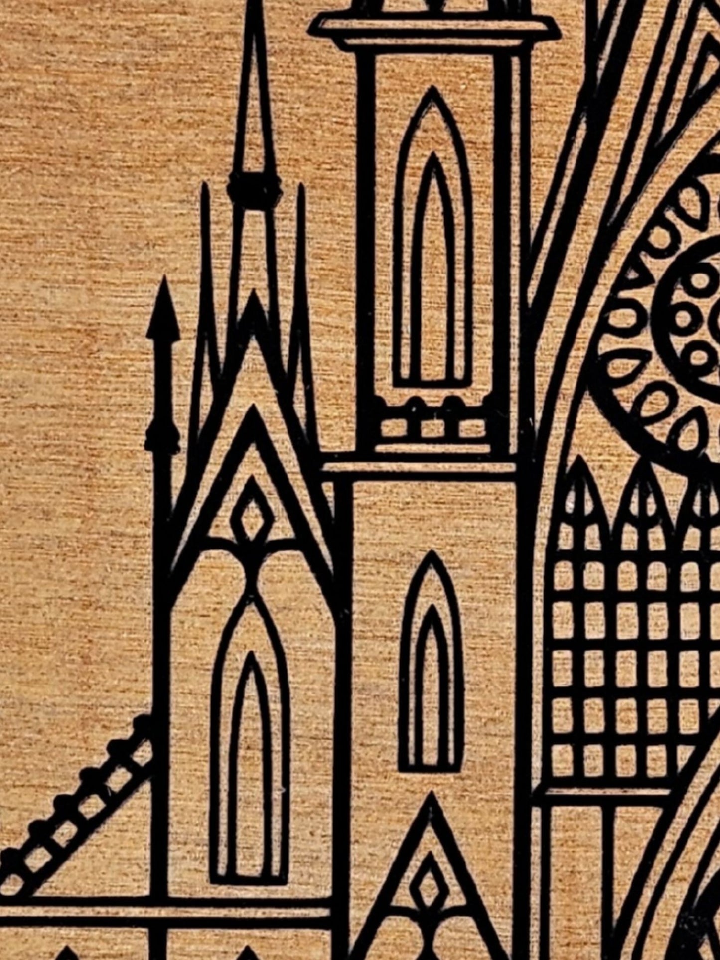 Gothic Cathedral Plaque