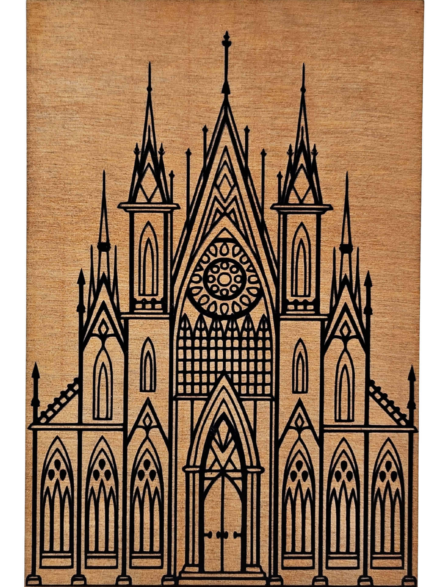 Gothic Cathedral Plaque