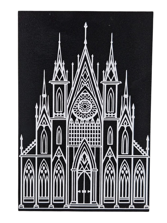 Gothic Cathedral Plaque