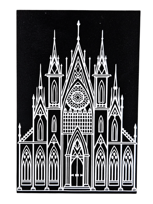 Gothic Cathedral Plaque