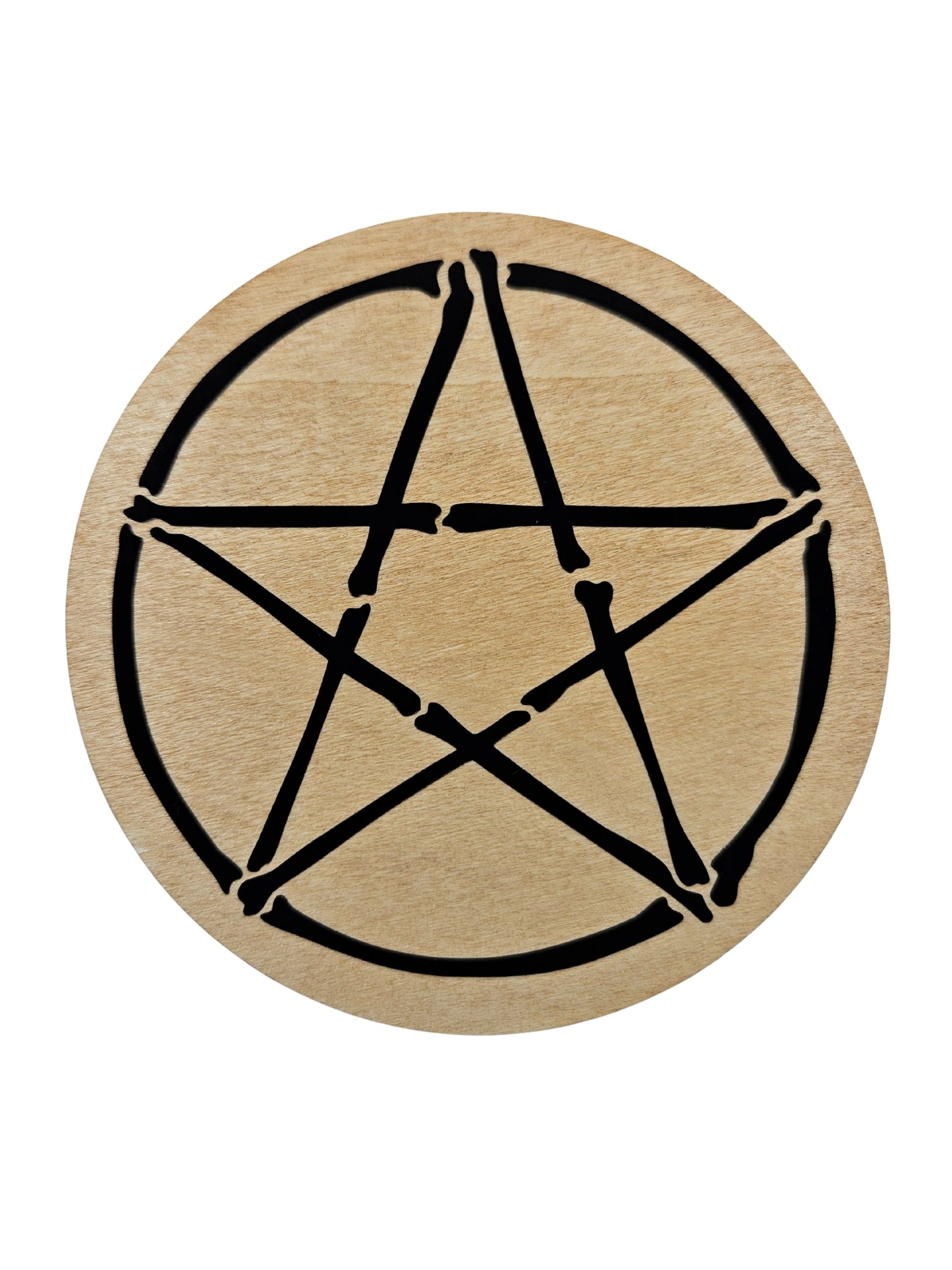 Bone Pentagram Coaster