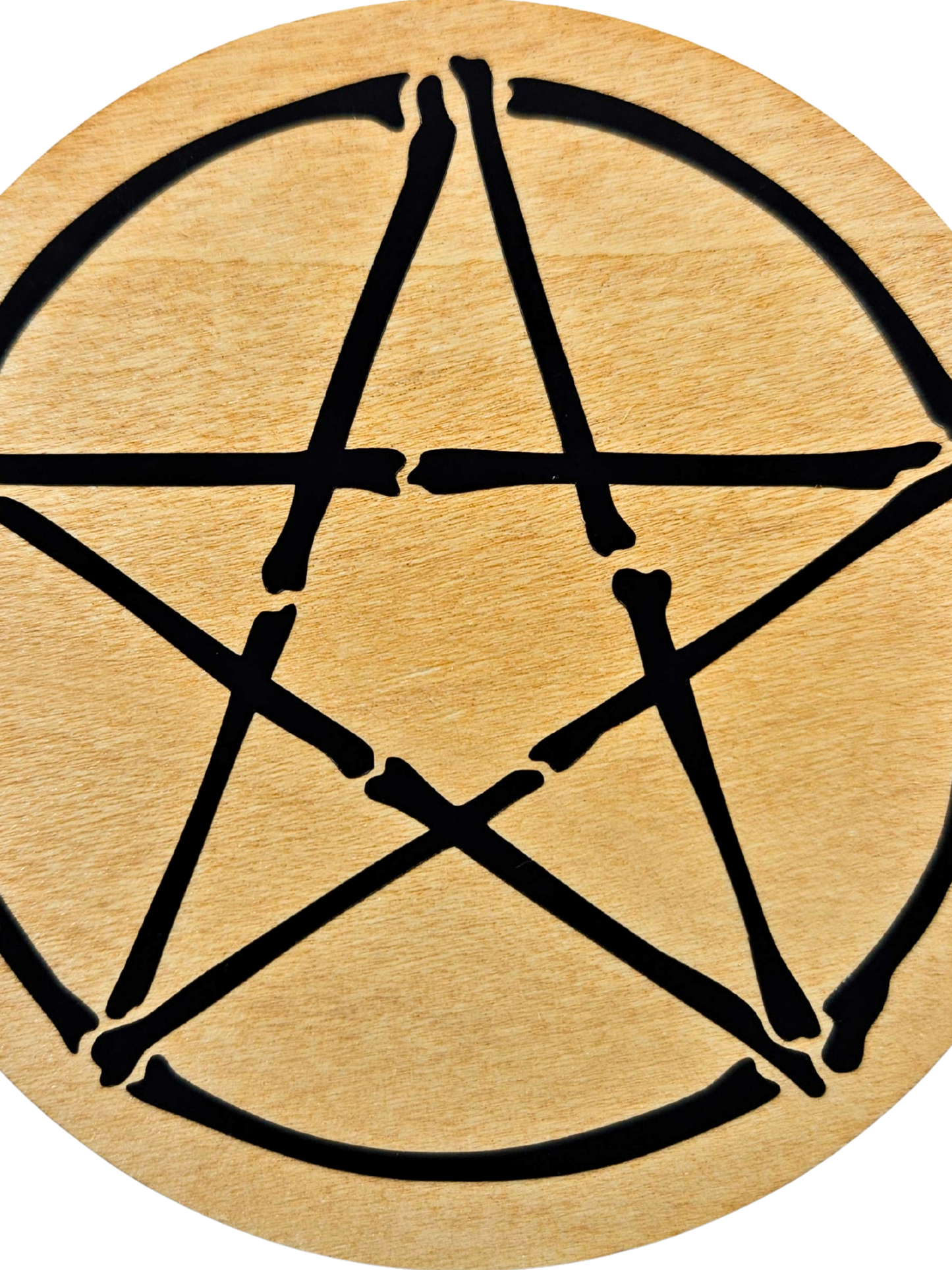 Bone Pentagram Coaster