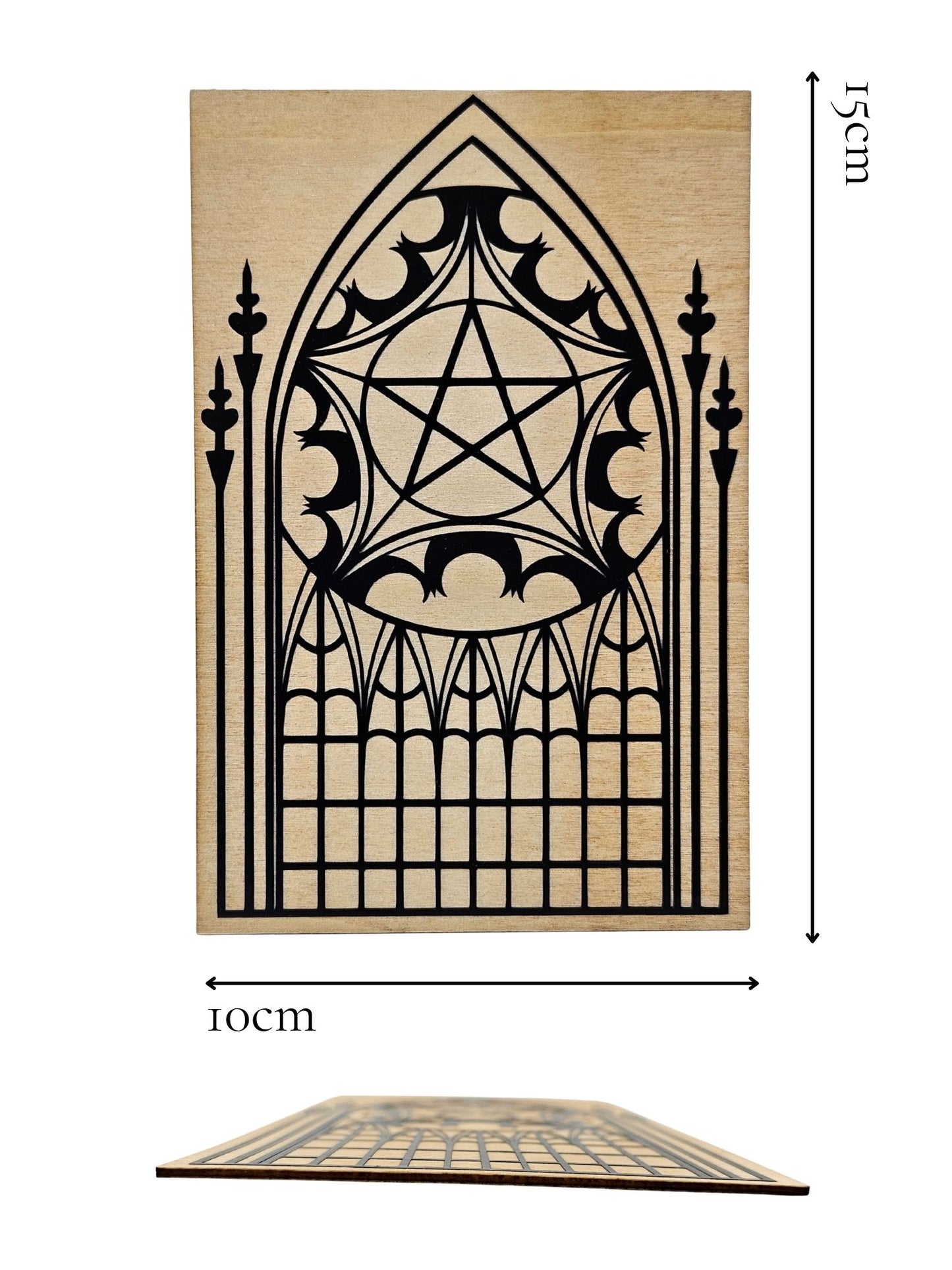 Gothic Cathedral Window Plaque