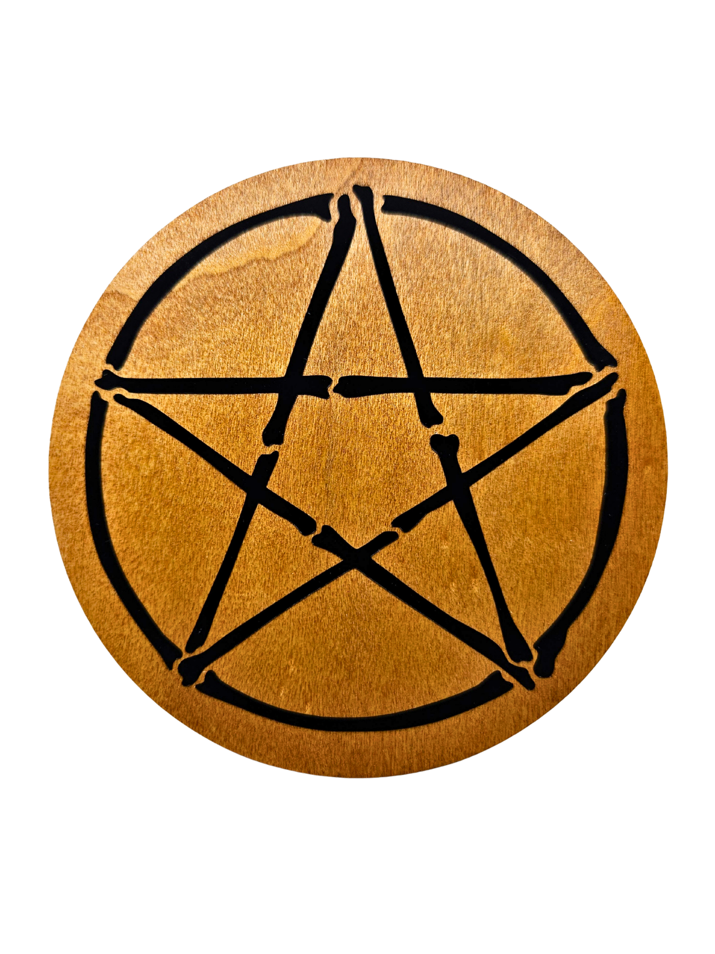 Bone Pentagram Coaster