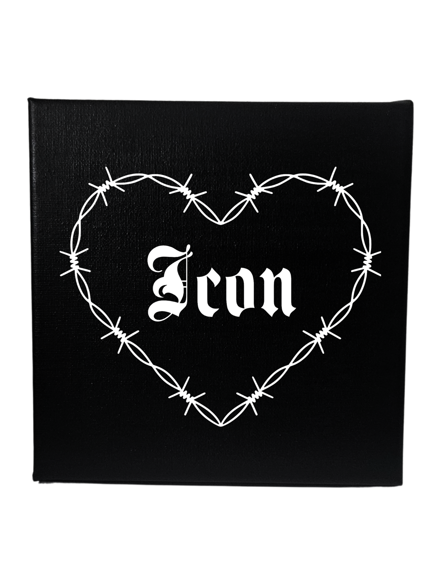 Barbed Wire Heart Canvas