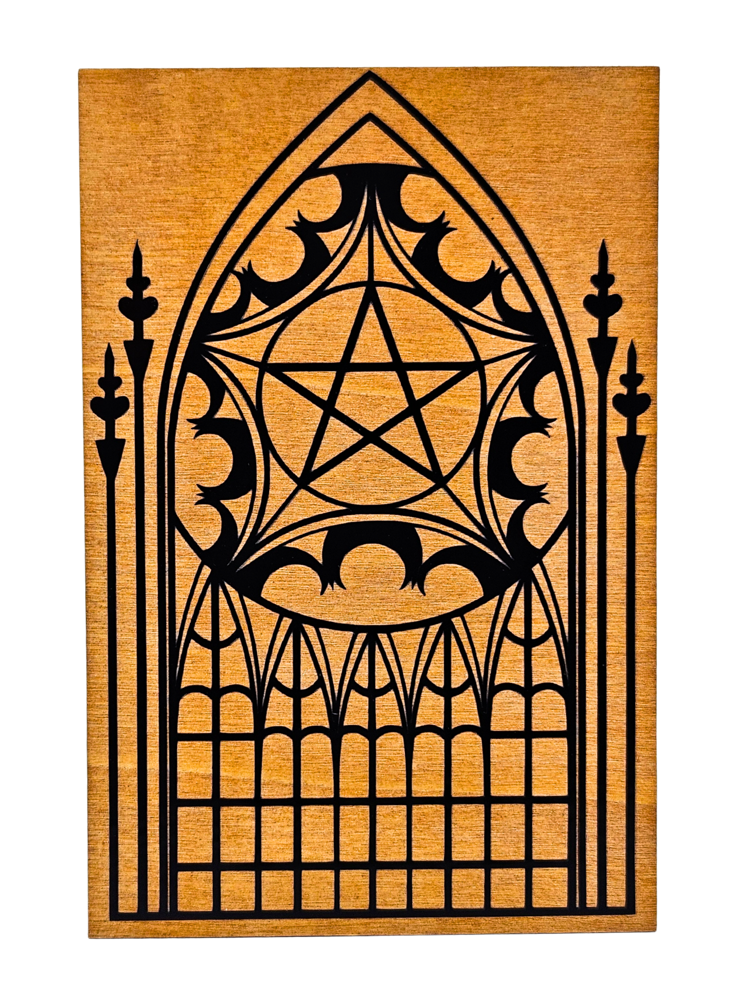Gothic Cathedral Window Plaque