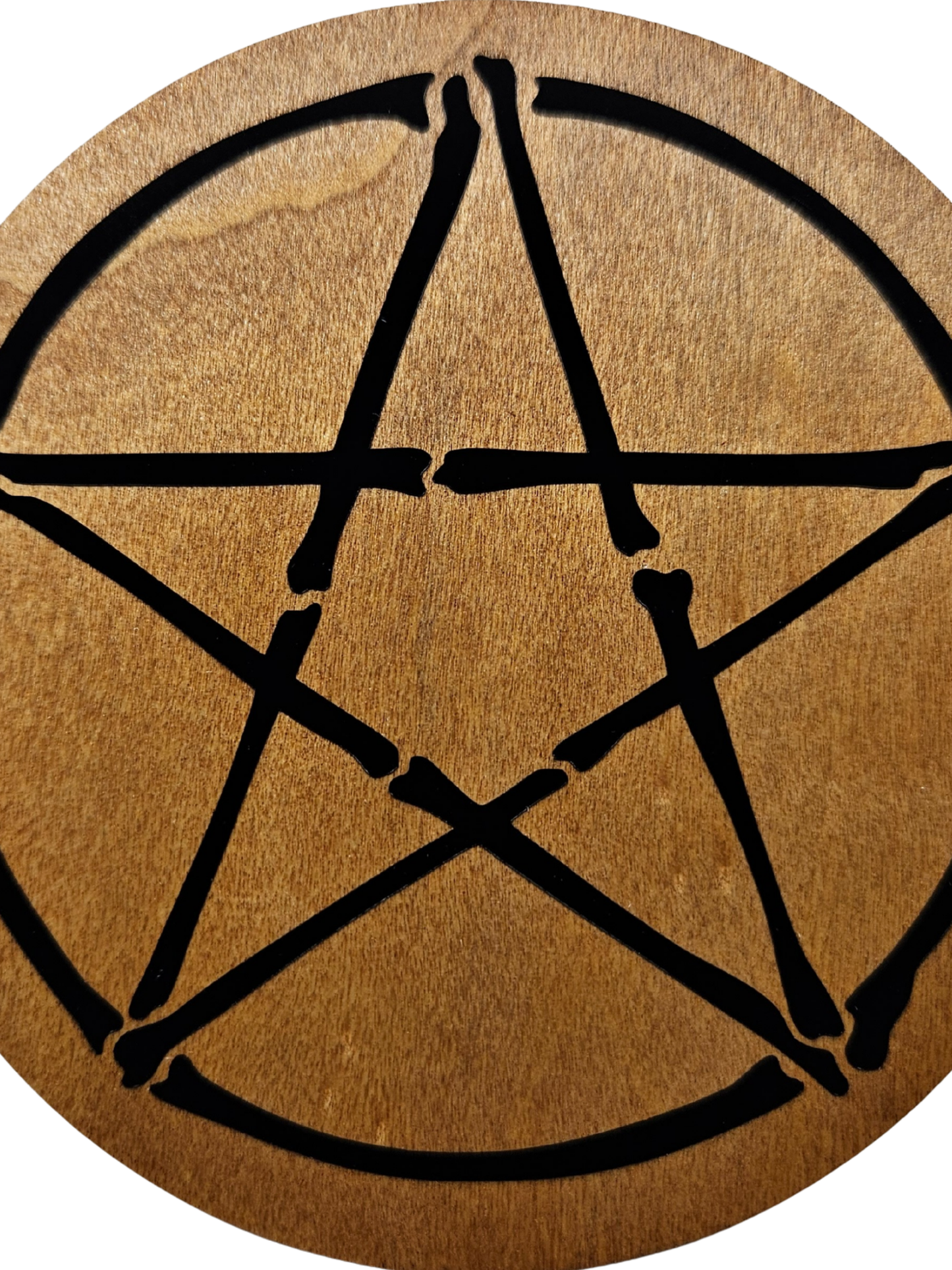 Bone Pentagram Coaster