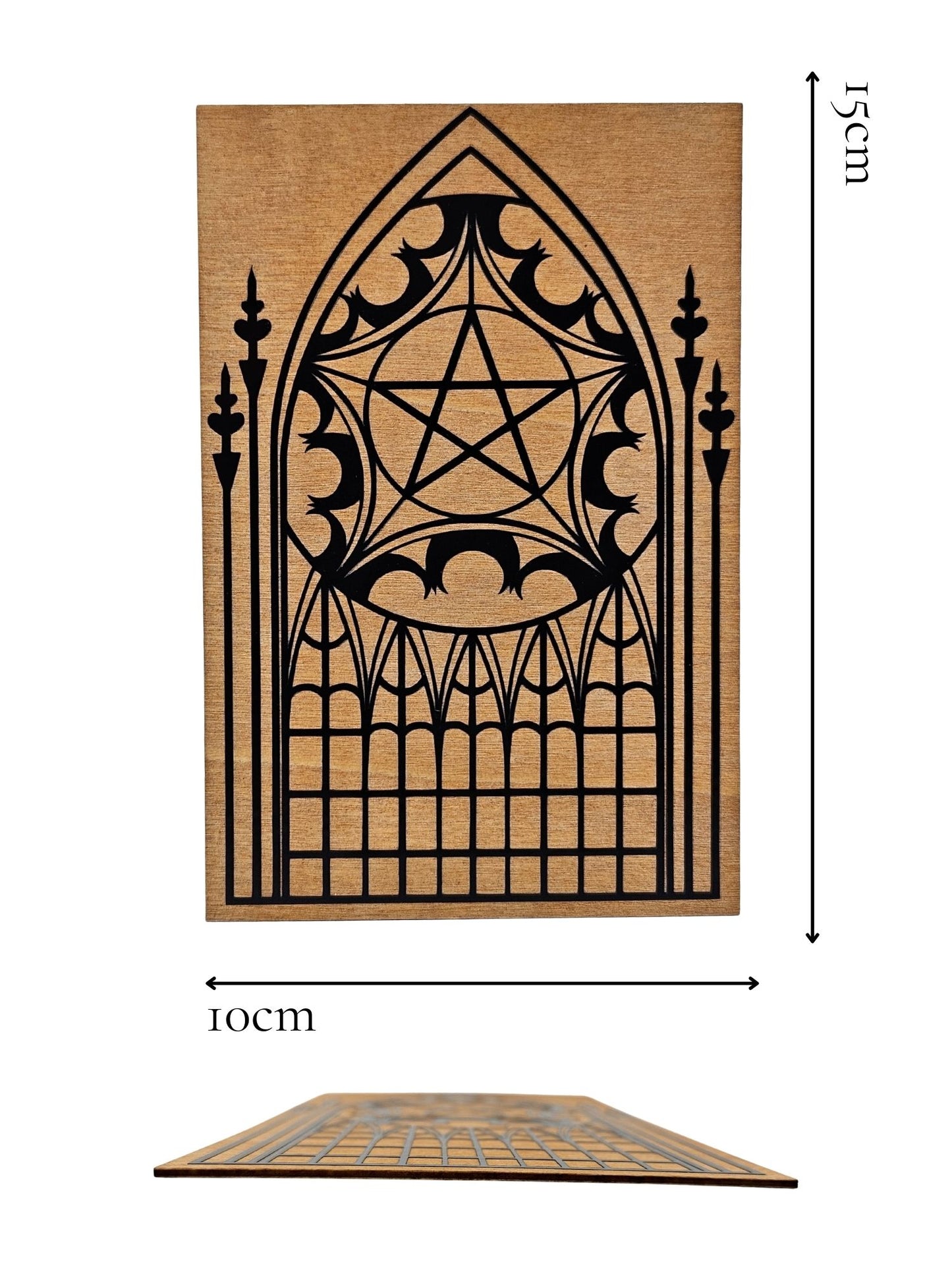 Gothic Cathedral Window Plaque